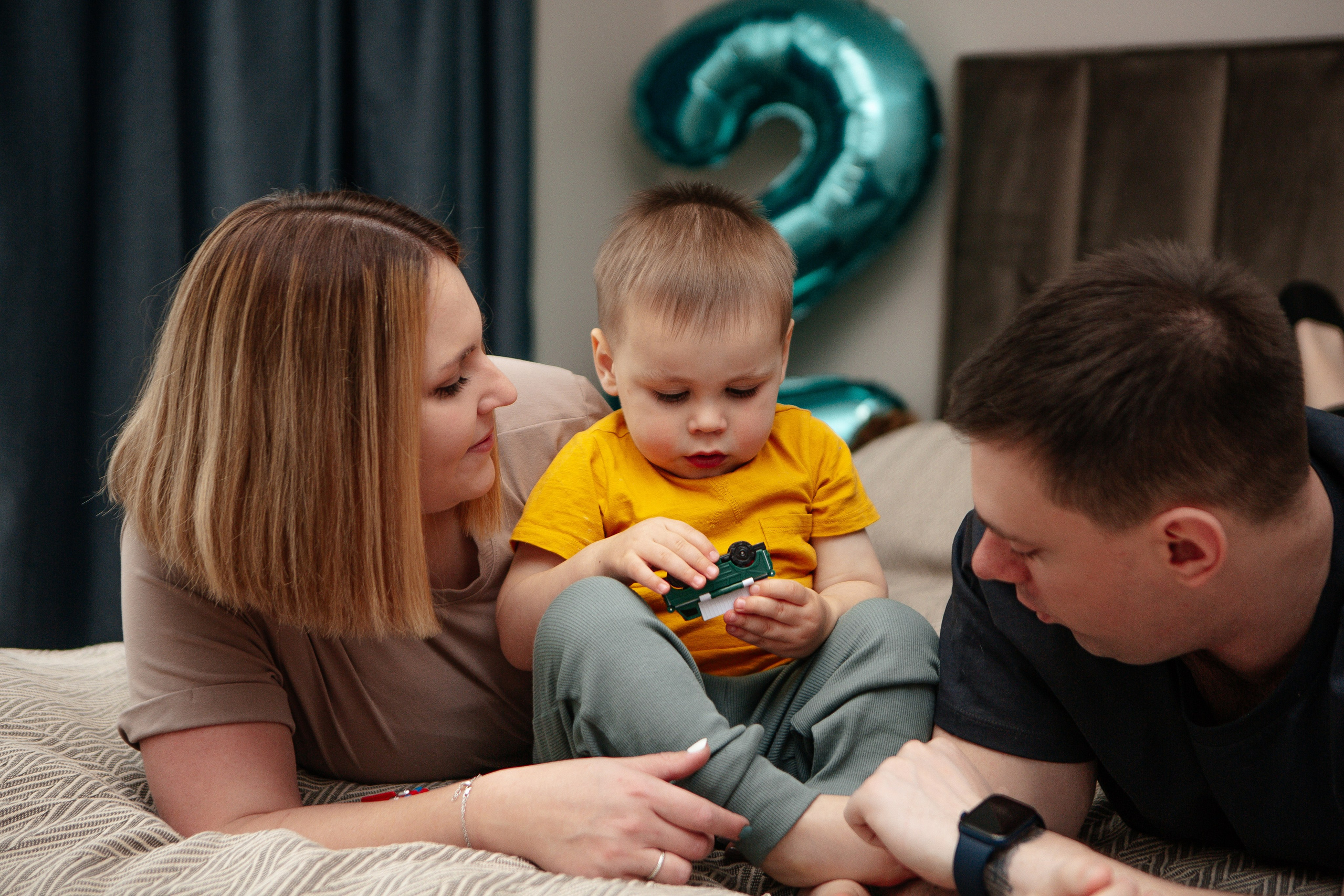 Роман и его семья. Семейный и детский фотограф в Москве Александра Мак