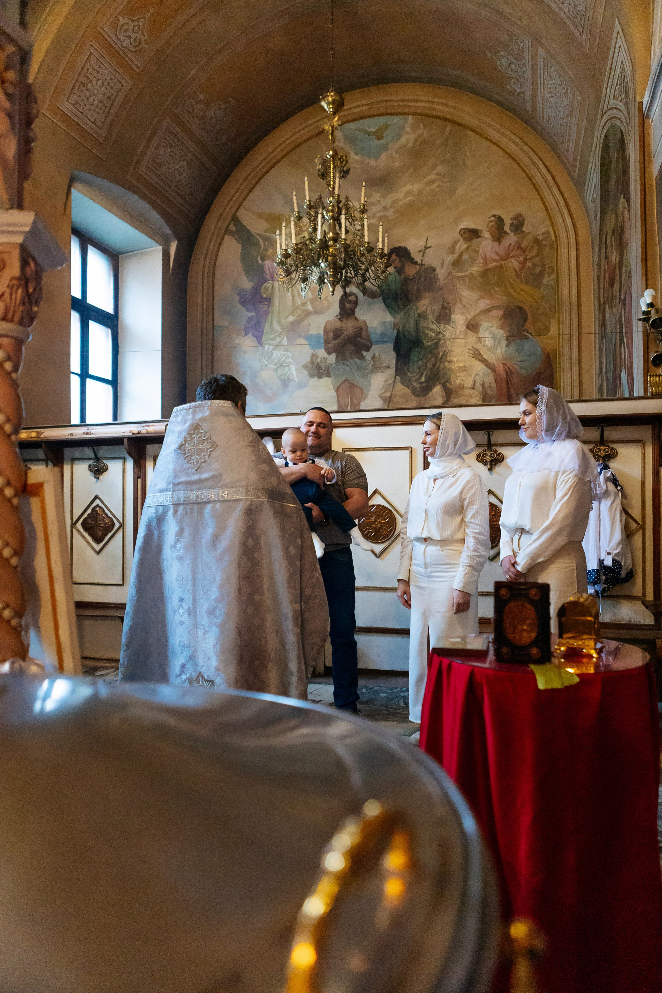 Крещение Даниила. Семейный и детский фотограф в Москве Александра Мак