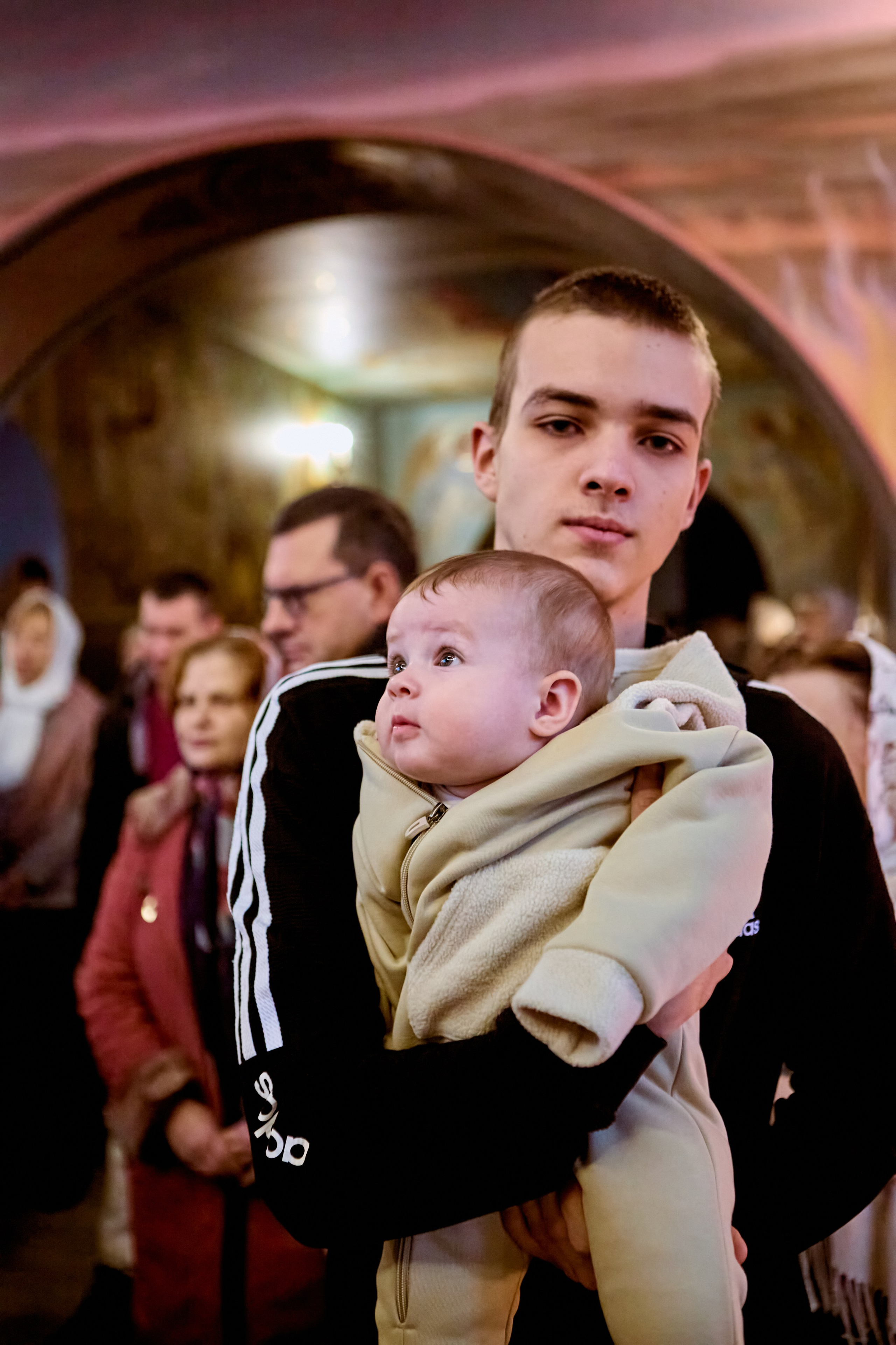 Фотографии во время богослужения