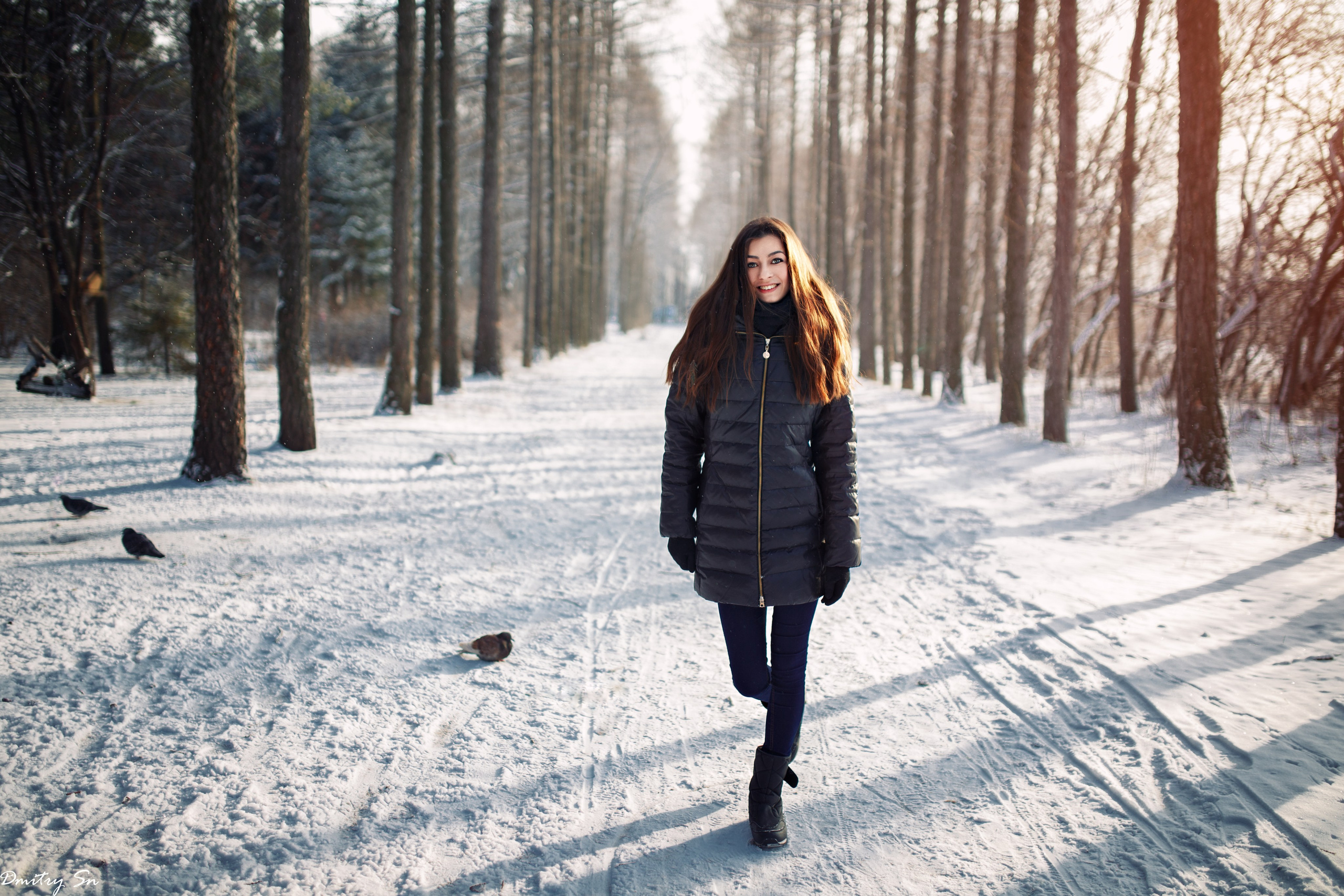 Зимняя съемка в лесу с Екатериной в формате для «себя»