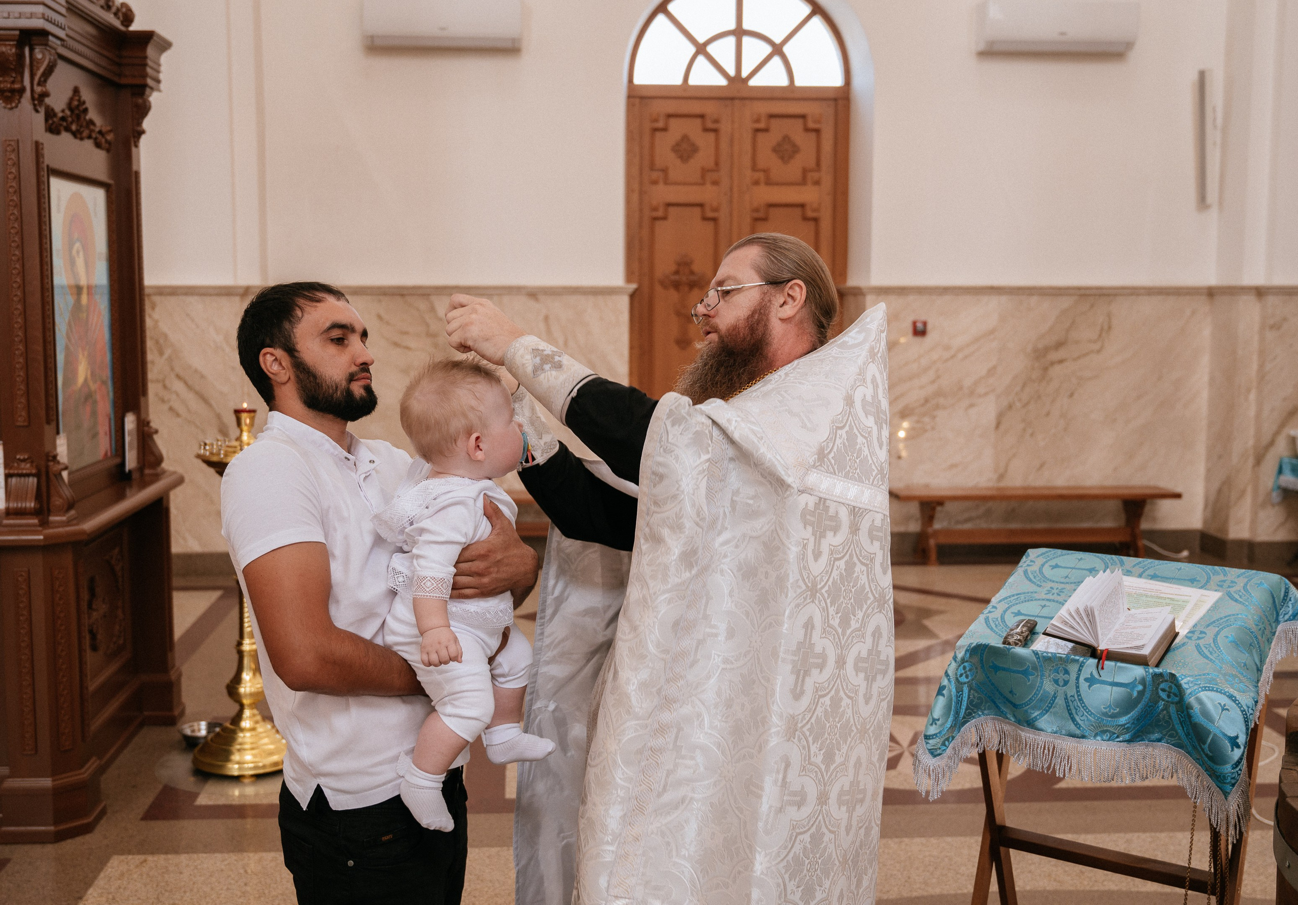 Таинство крещения. Свадебный и семейный фотограф Брюховецкая Тимашевск Краснодар