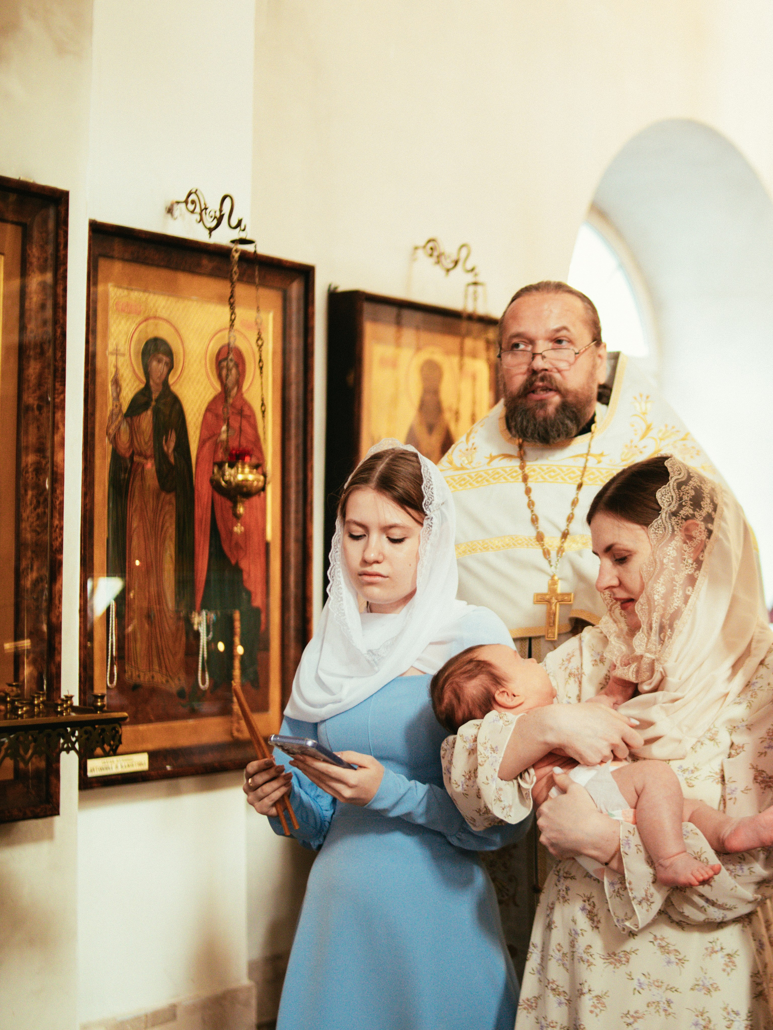 Таинство крещения. Портретный фотограф Алексин/Тула/Москва
