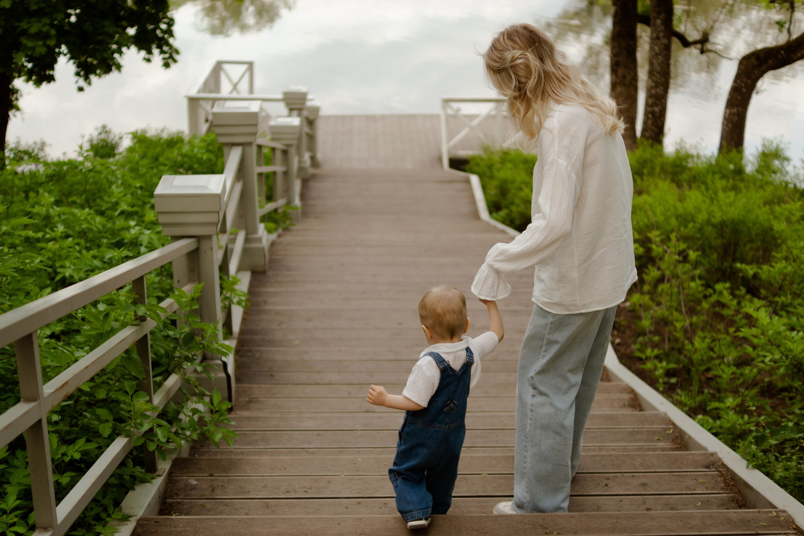 Аня с сыном Сашей