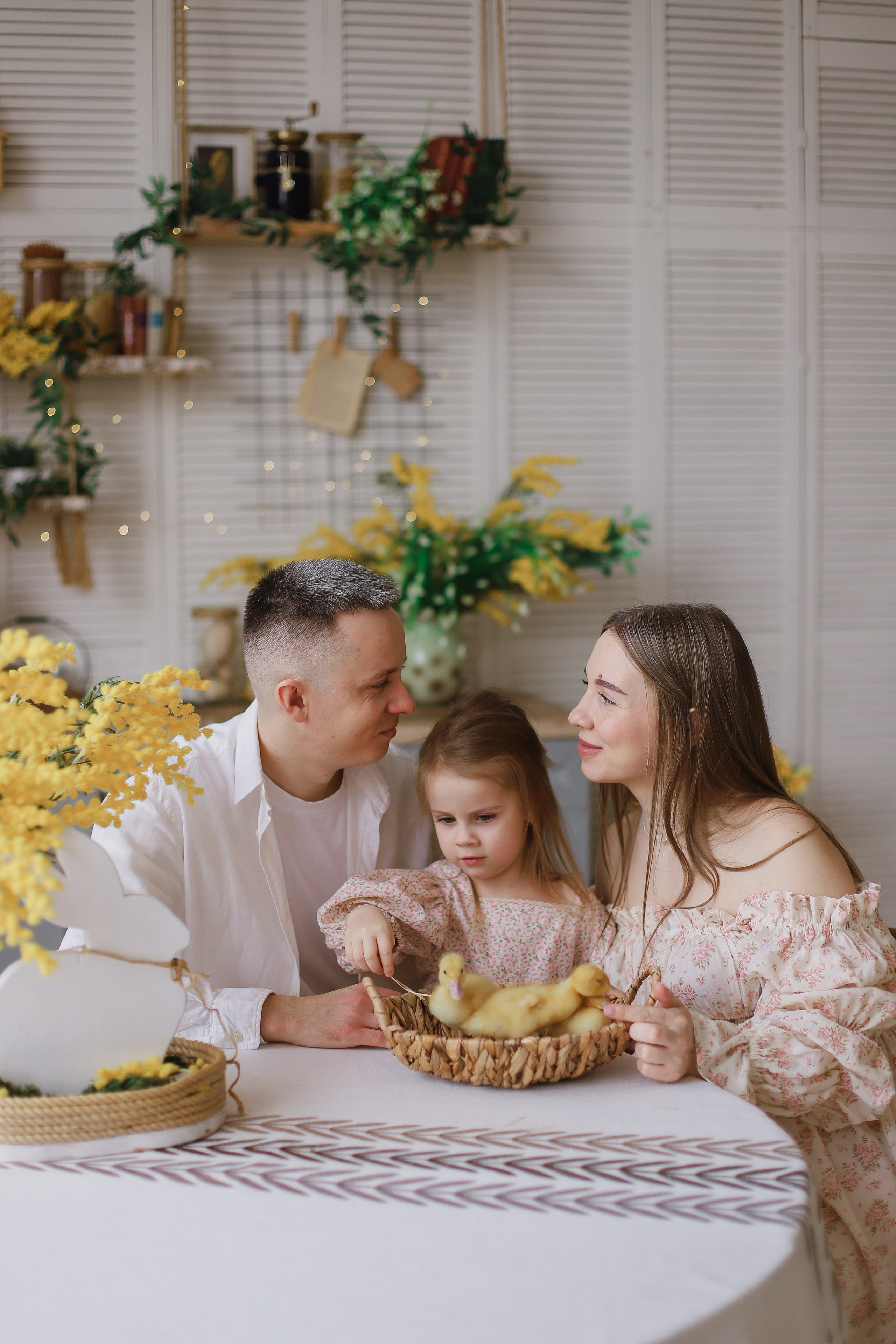 Вова, Вика, Ева — с утятами. Свадебный, семейный и детский фотограф в Люберцах Зайцева Анастасия