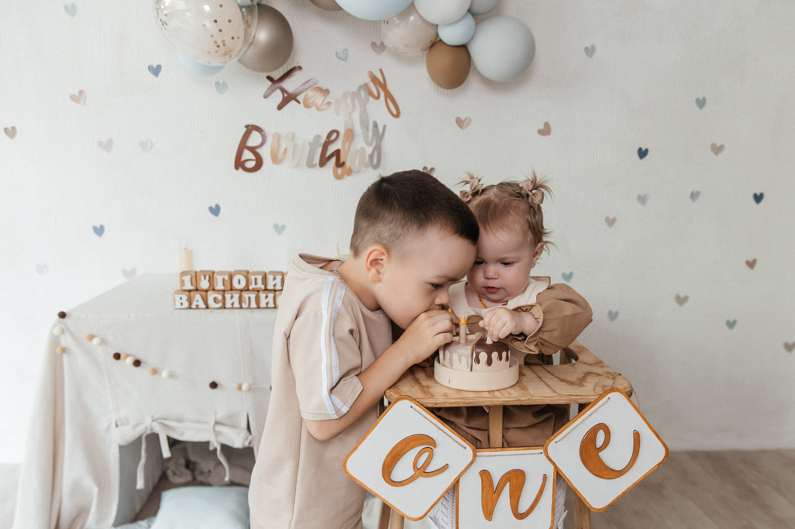 1 годик Василисе