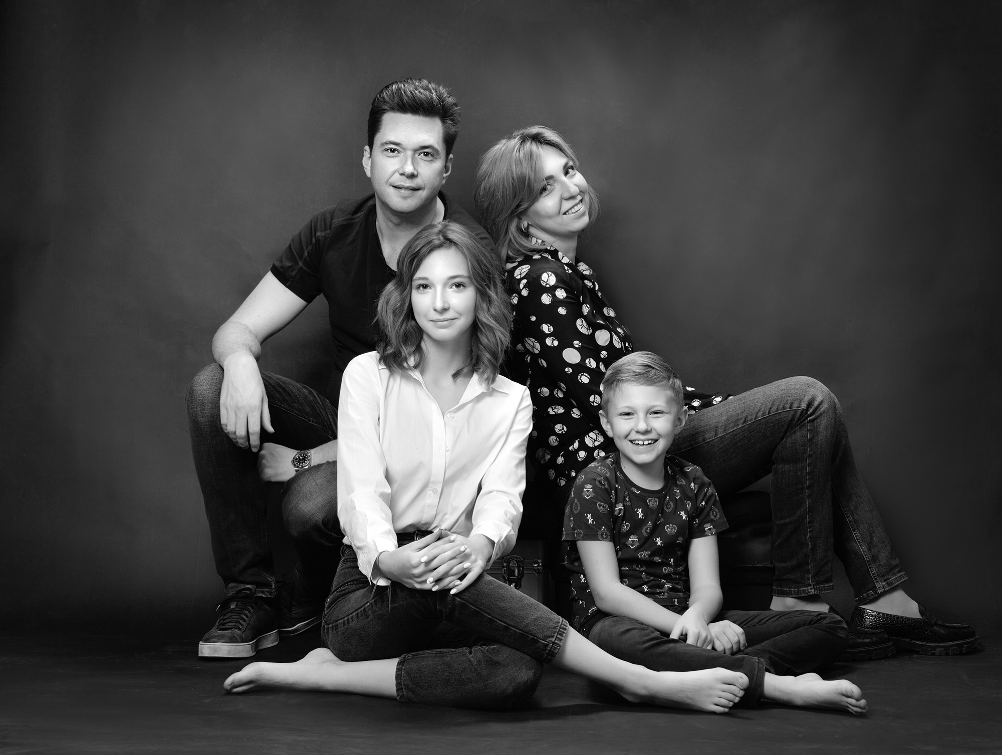 Семейный портрет. Евгений Левитан-Военский, портретный фотограф в Москве