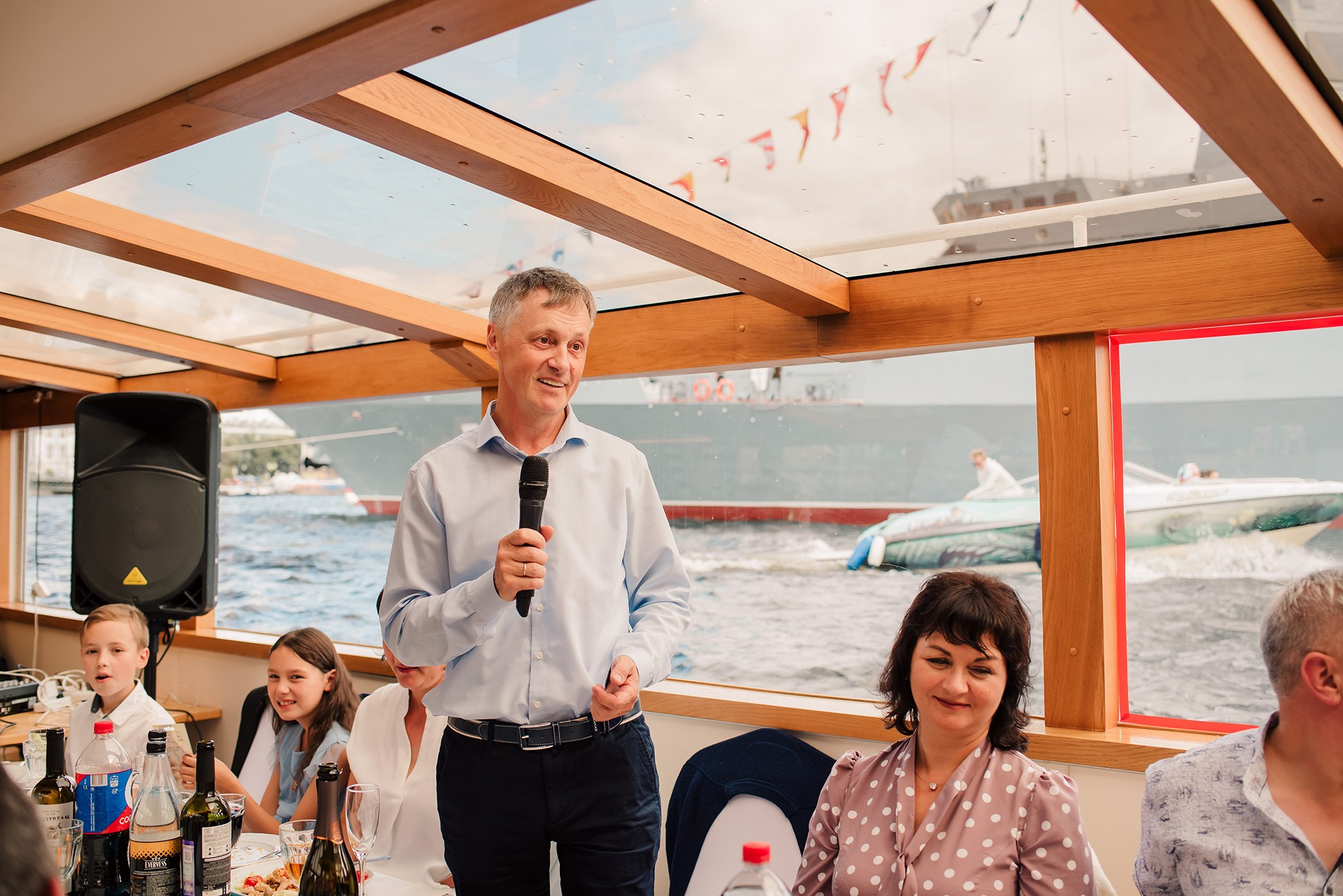Юля и Андрей. Банкет на воде. Семейный и Свадебный фотограф. Санкт-Петербург. Пушкин