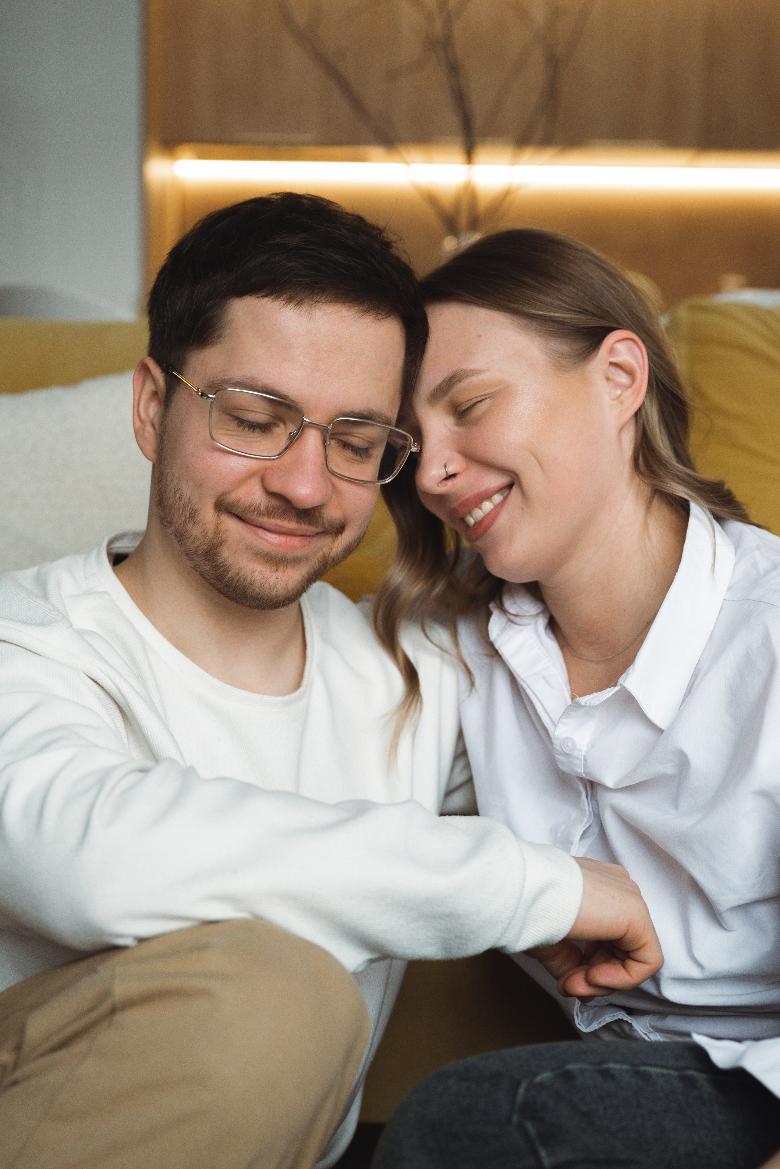 Дима и Лера. Фотограф Москва Настя Профотовна. Репортажные, свадебные и контент фотосессии