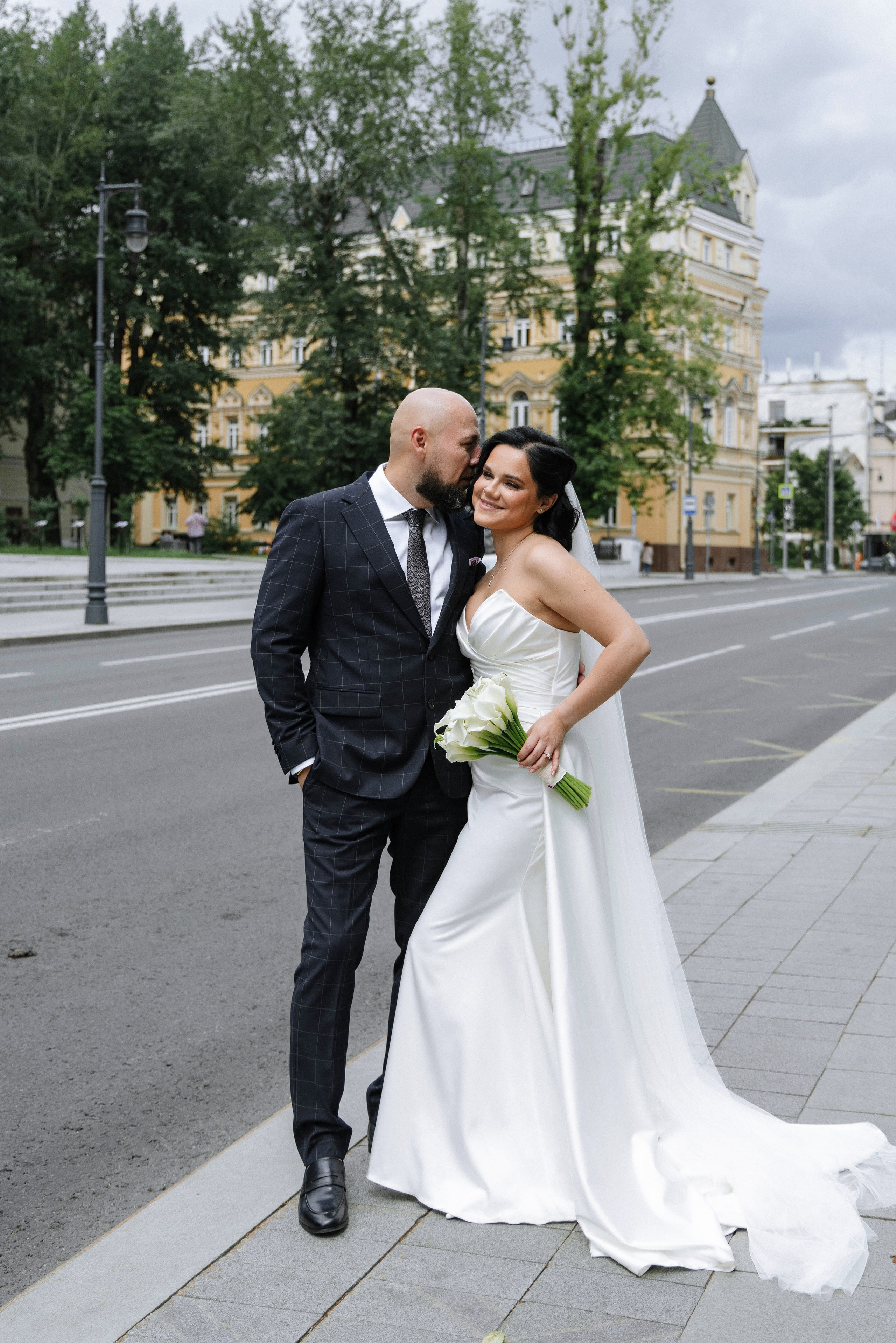 Стильное свадебное платье. Свадебный фотограф и видеограф в Москве, Виктор Архилюк
