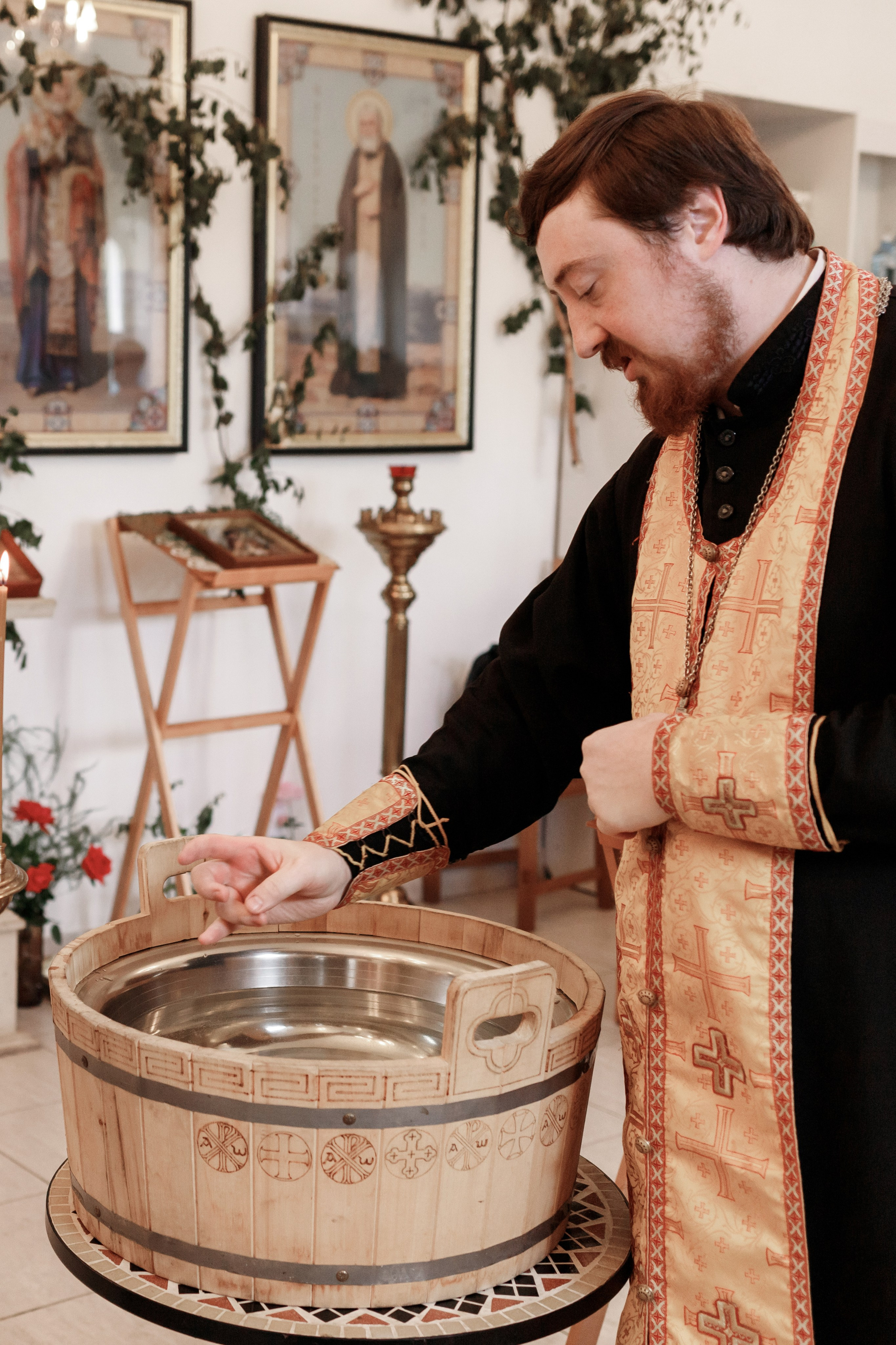 Крещение Василисы. Фотограф новорожденных в г. Оренбурге Екатерина Козлова