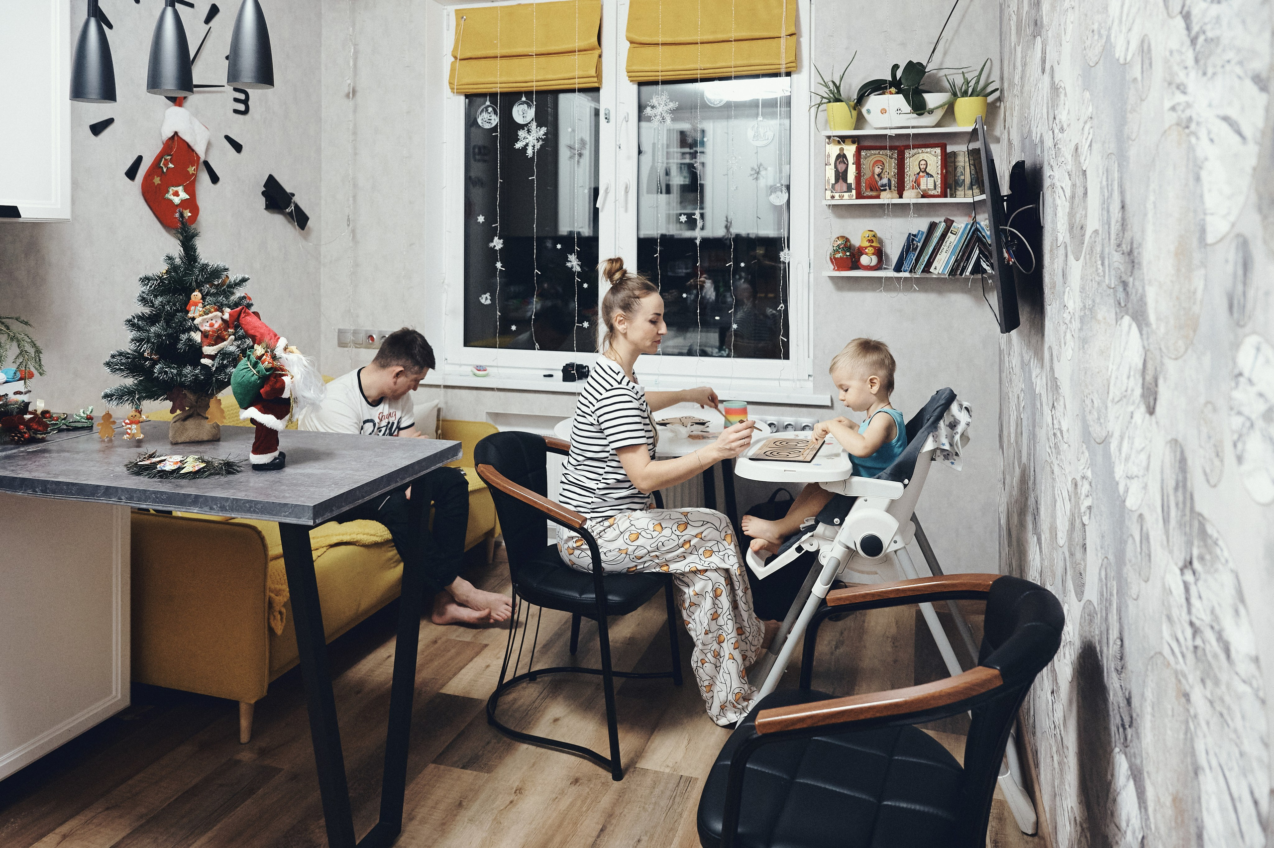 Согретые домом, вдохновленные снегом. Документальная семейная фотография Сергей Давыдов, Москва