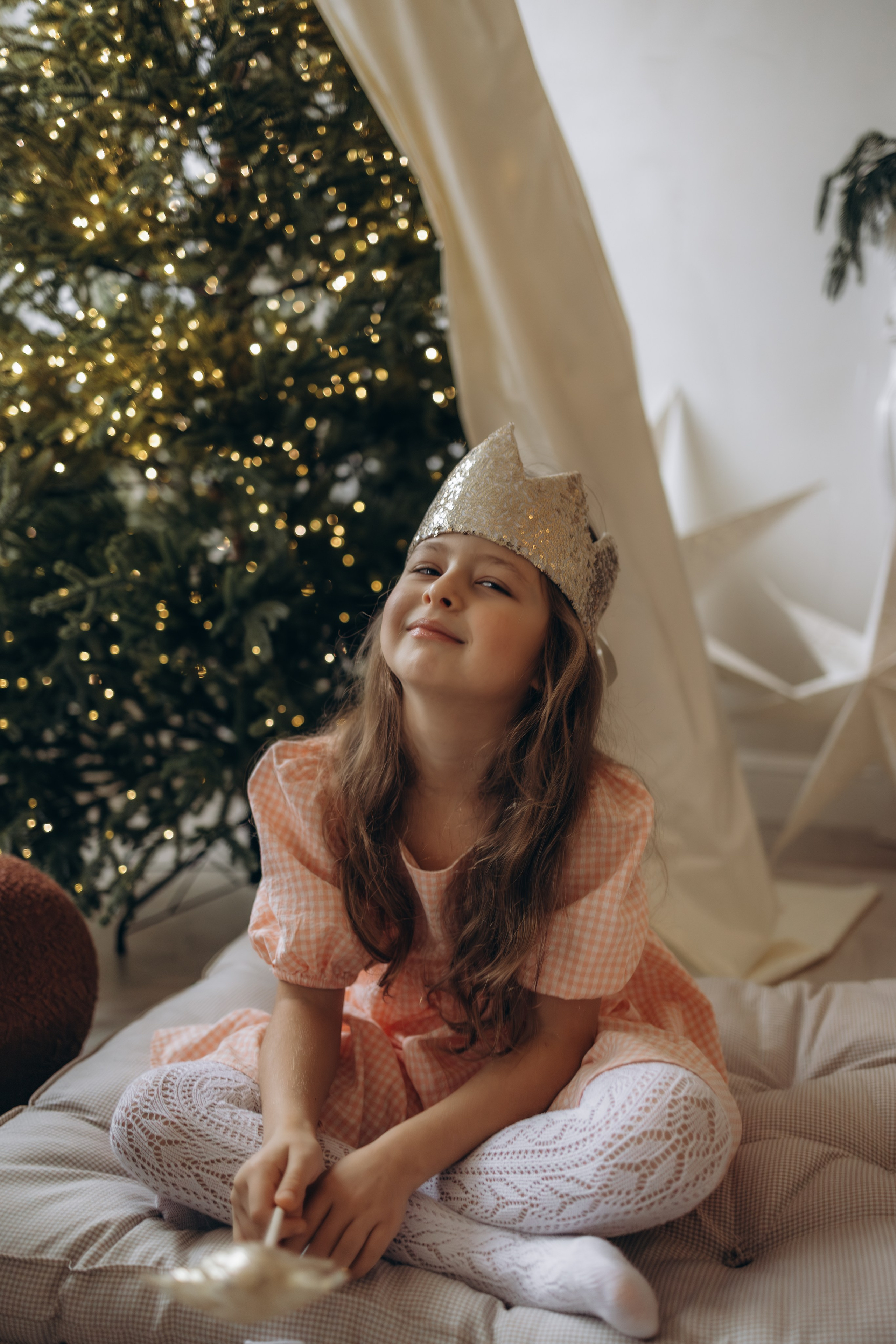 Мамочка и доченька в студии, г. Обнинск (Калужская обл.). Надежда Стар семейный и церковный фотограф в Жукове и Калужской области