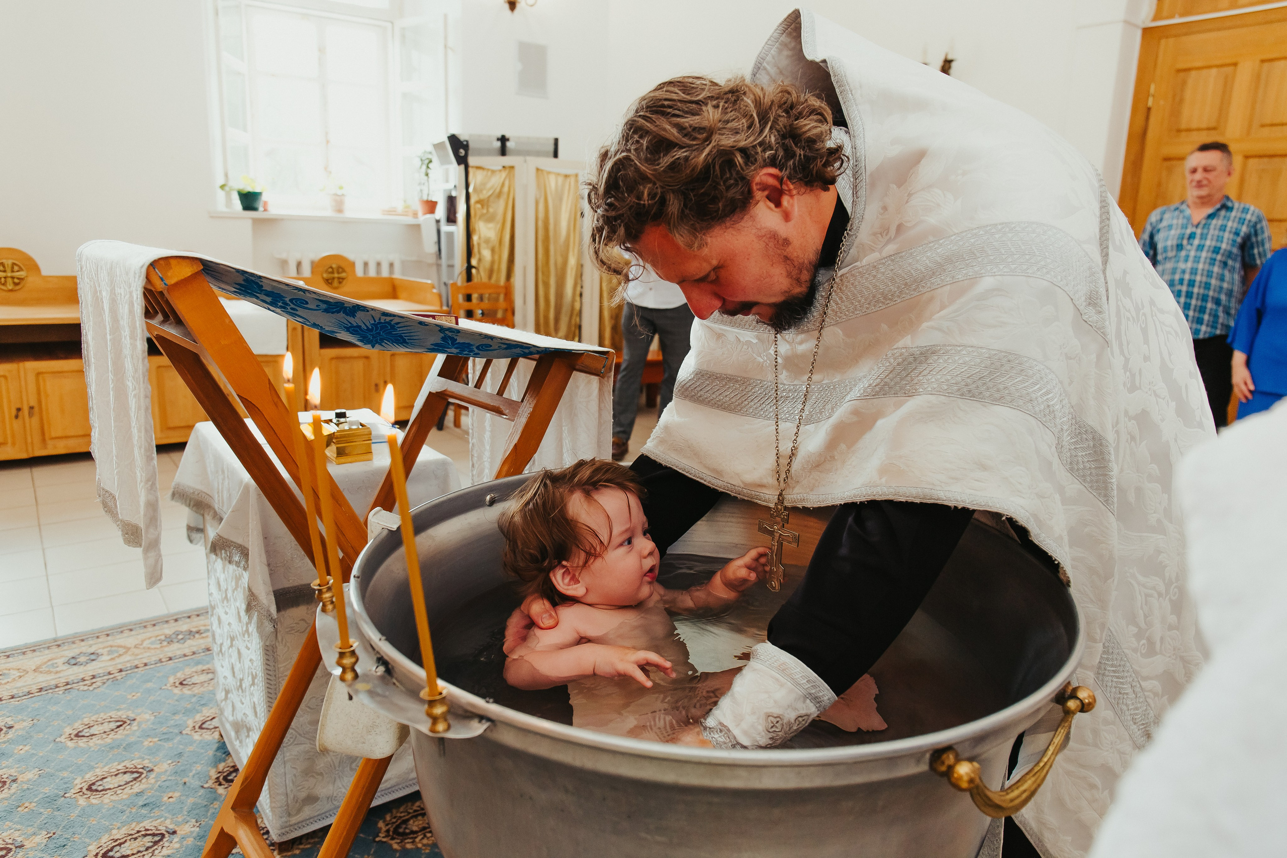 Фотосъемка Крещения ребенка. Фотограф новорожденных и детский в Сергиевом Посаде Кругликова Юлия