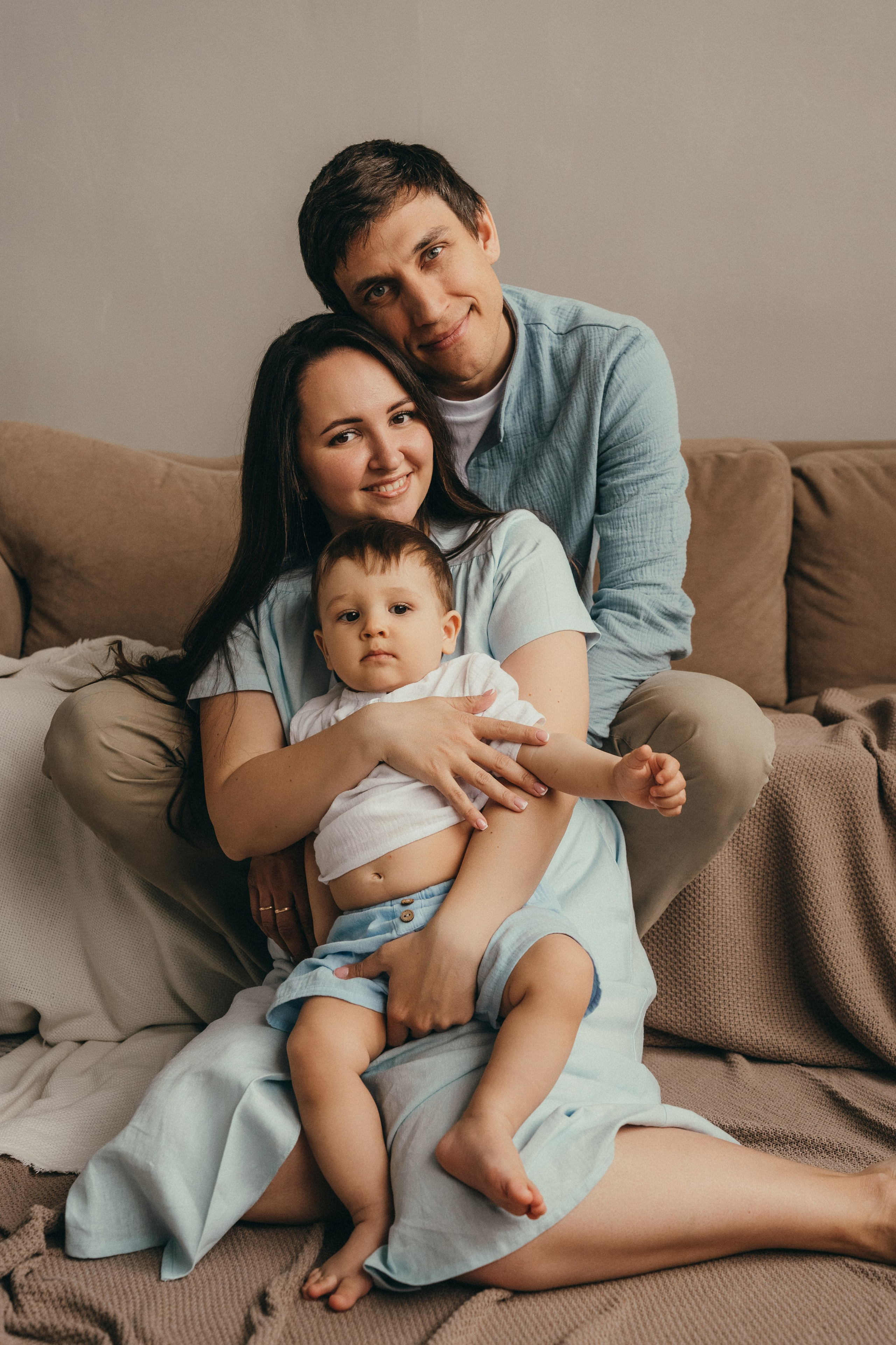 Дима, Настя, Макар и Серофим. Семейный фотограф • Домашние съемки в Нижнем Новгороде