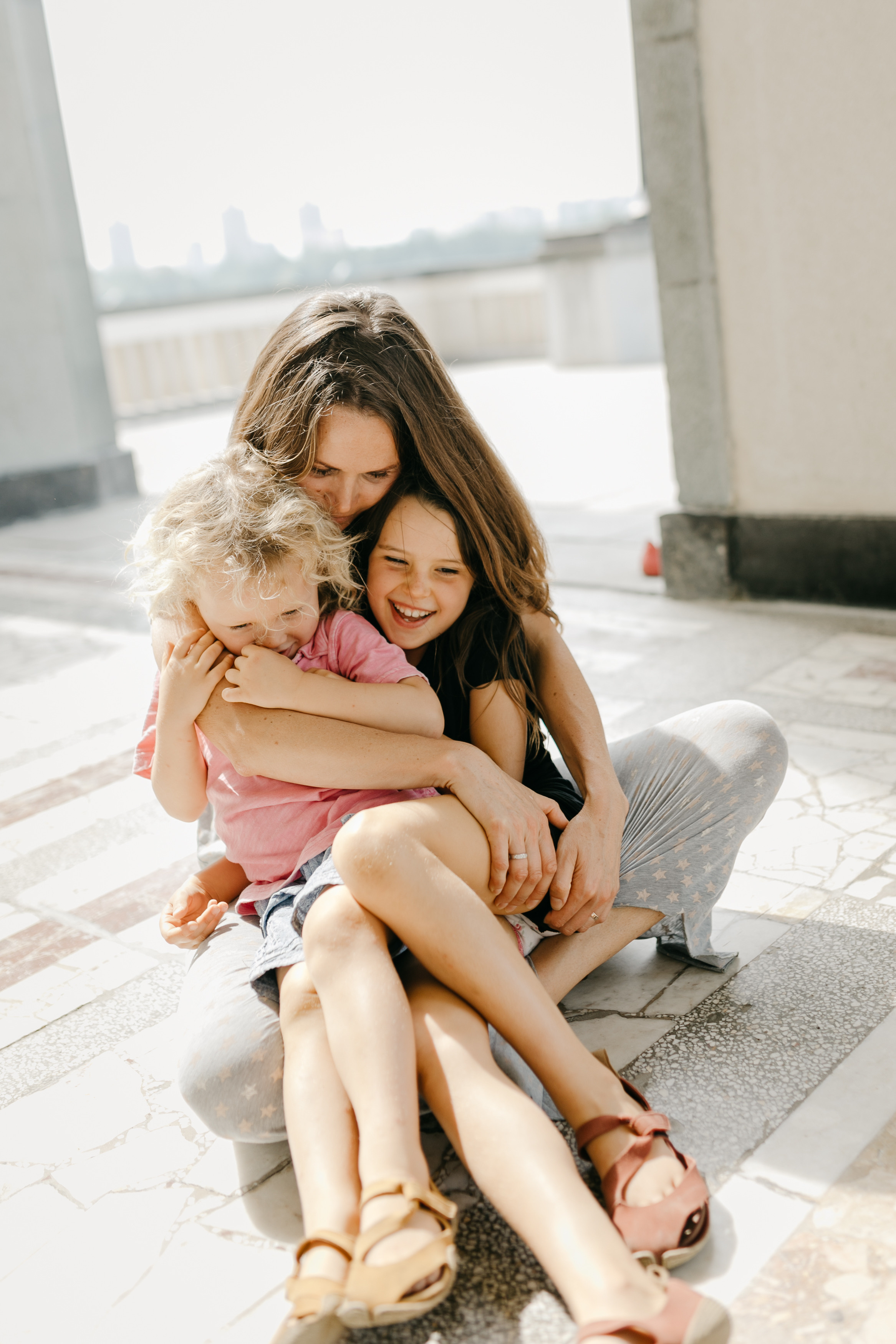 Олег и Олеся с детьми. Семейный фотограф Маша Тимофеева | Москва