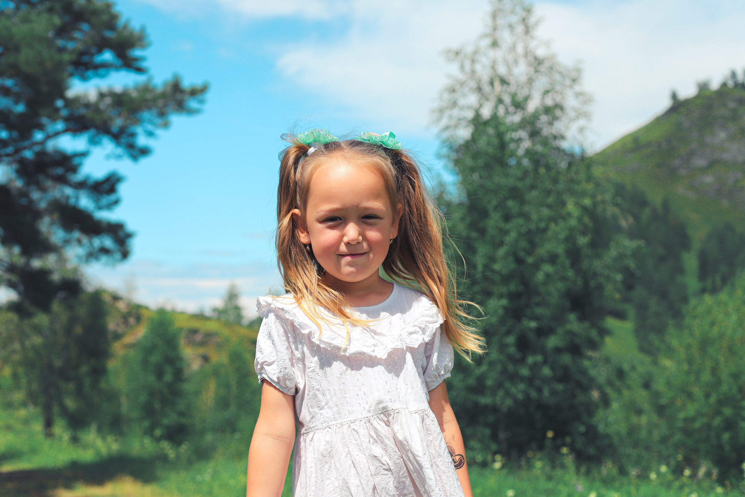 Антонида с дочками. Фотограф Нина Брандт в Горном Алтае