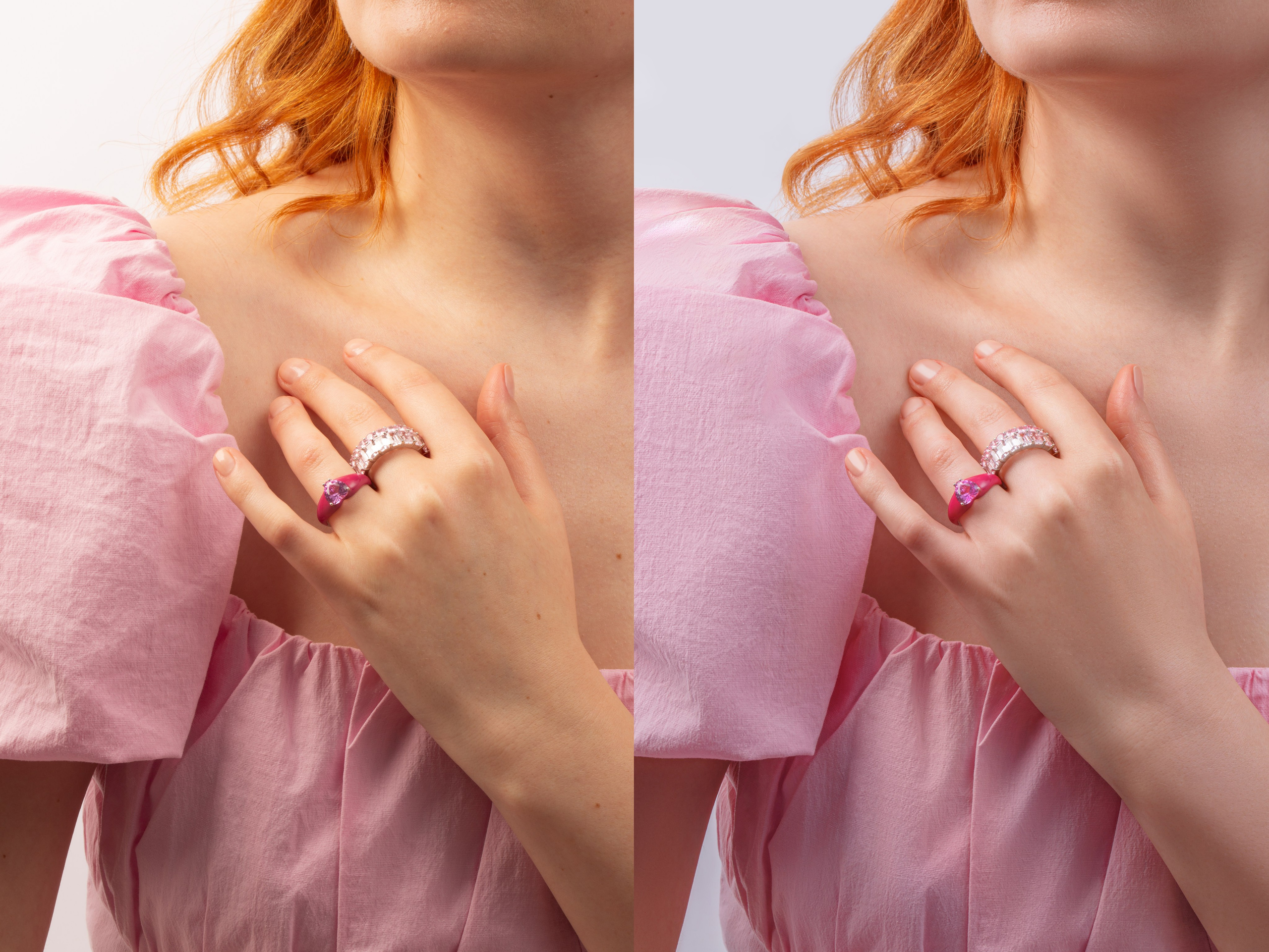 Ювелирная ретушь колец из натуральных камней и бижутерии | Студия SVITHART