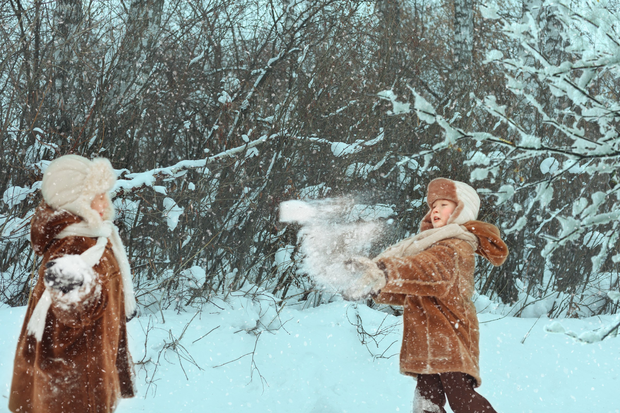 Зимние забавы. Детский и семейный фотограф в Бердске и Новосибирске Дарья Гребнева