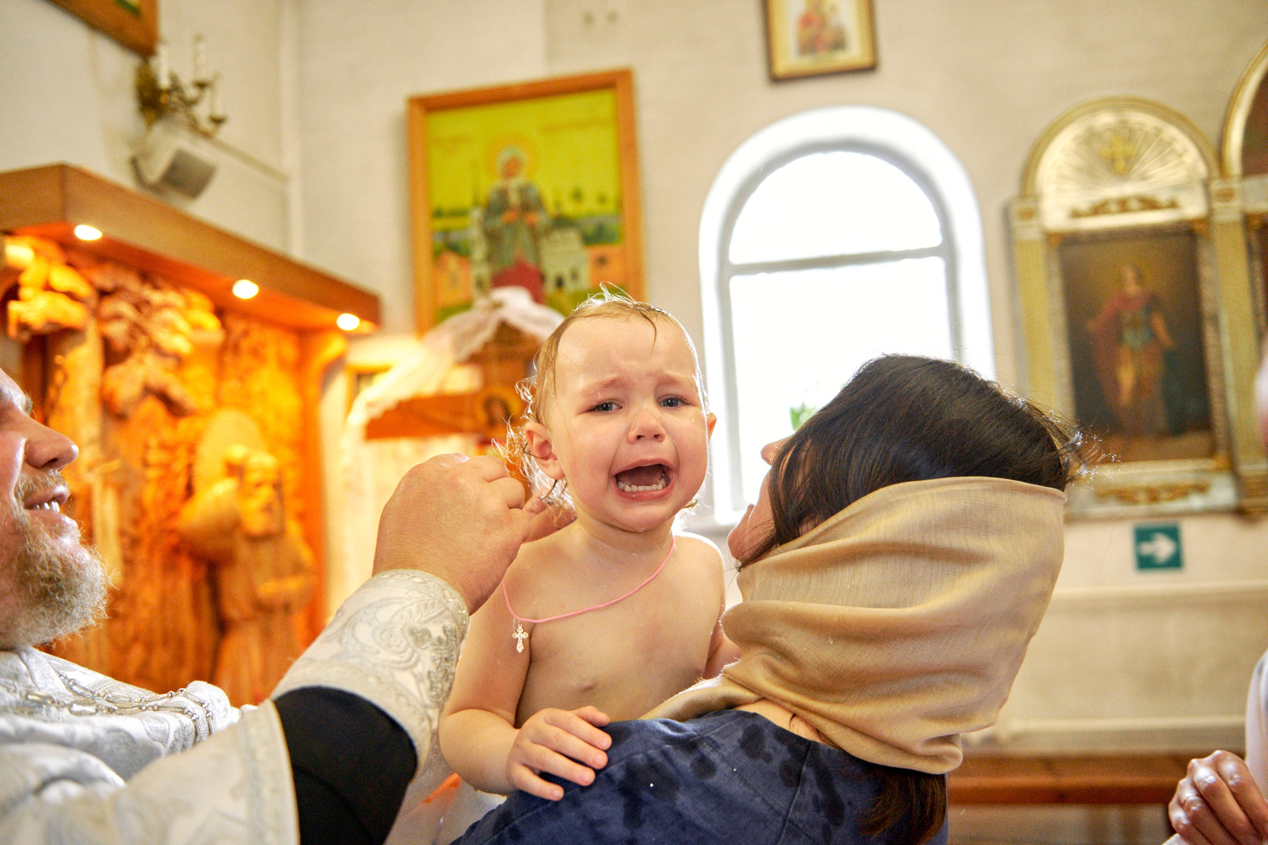 Крещение и венчание. Юлия Шустерова