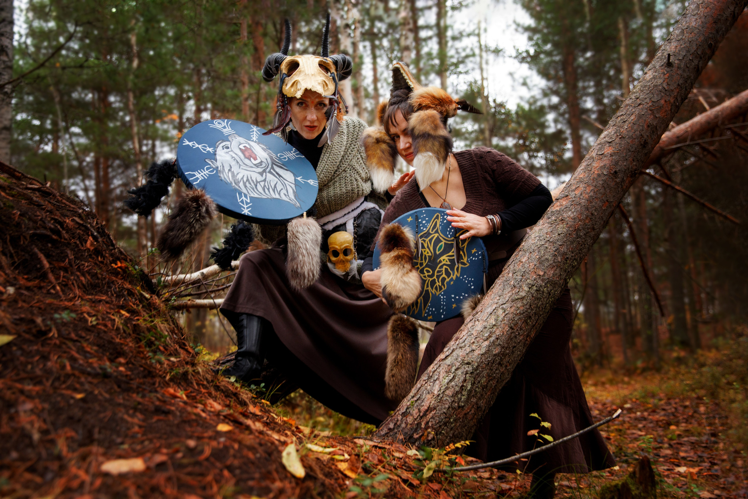 Наталья и Екатерина. Ягры. Женский и контент фотограф Люба Пунанцева. Северодвинск. Архангельск