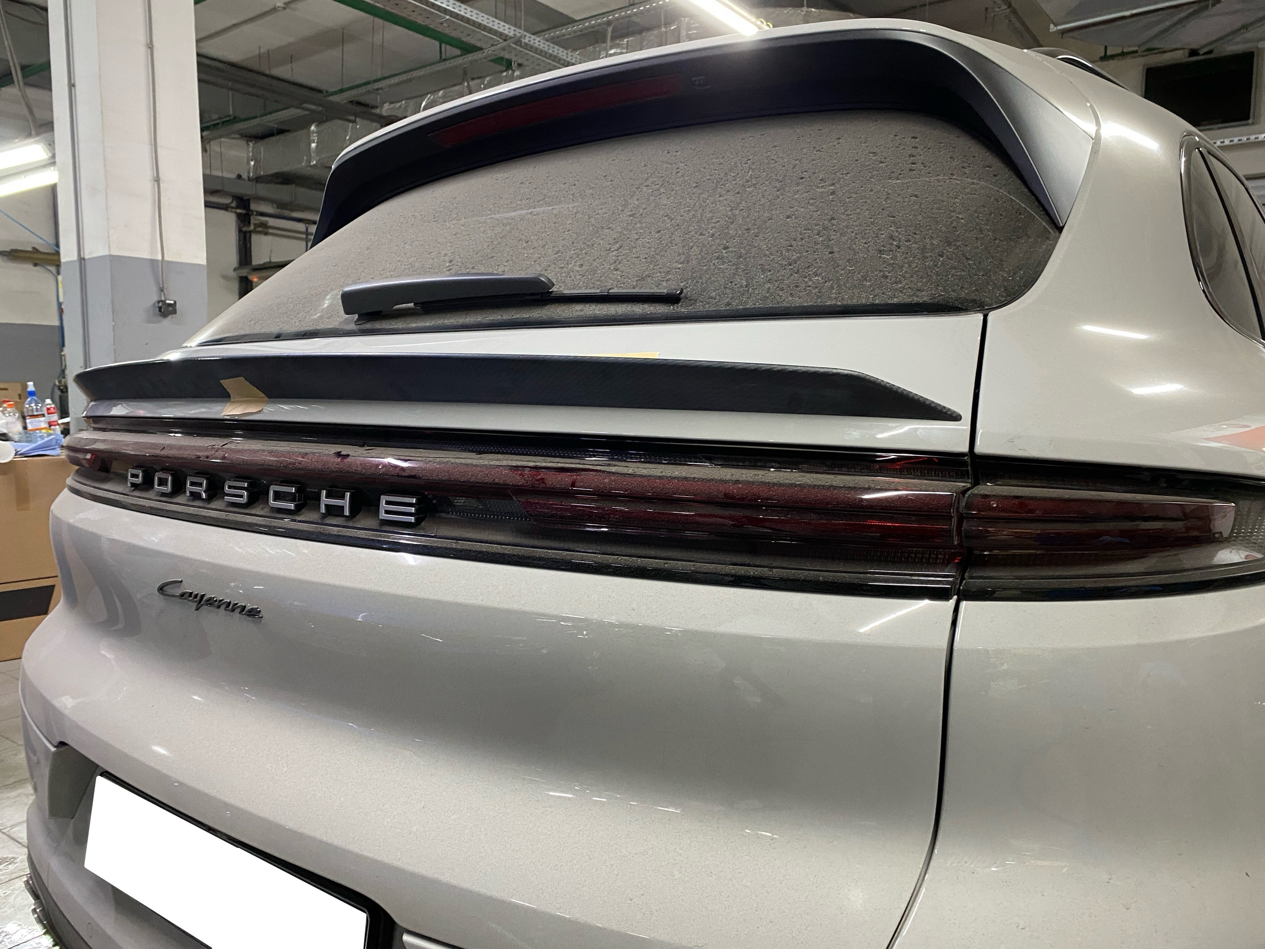 Спойлер для Porsche Cayenne E3.2. Заур Халилов | Тюнинг и дизайн автомобилей