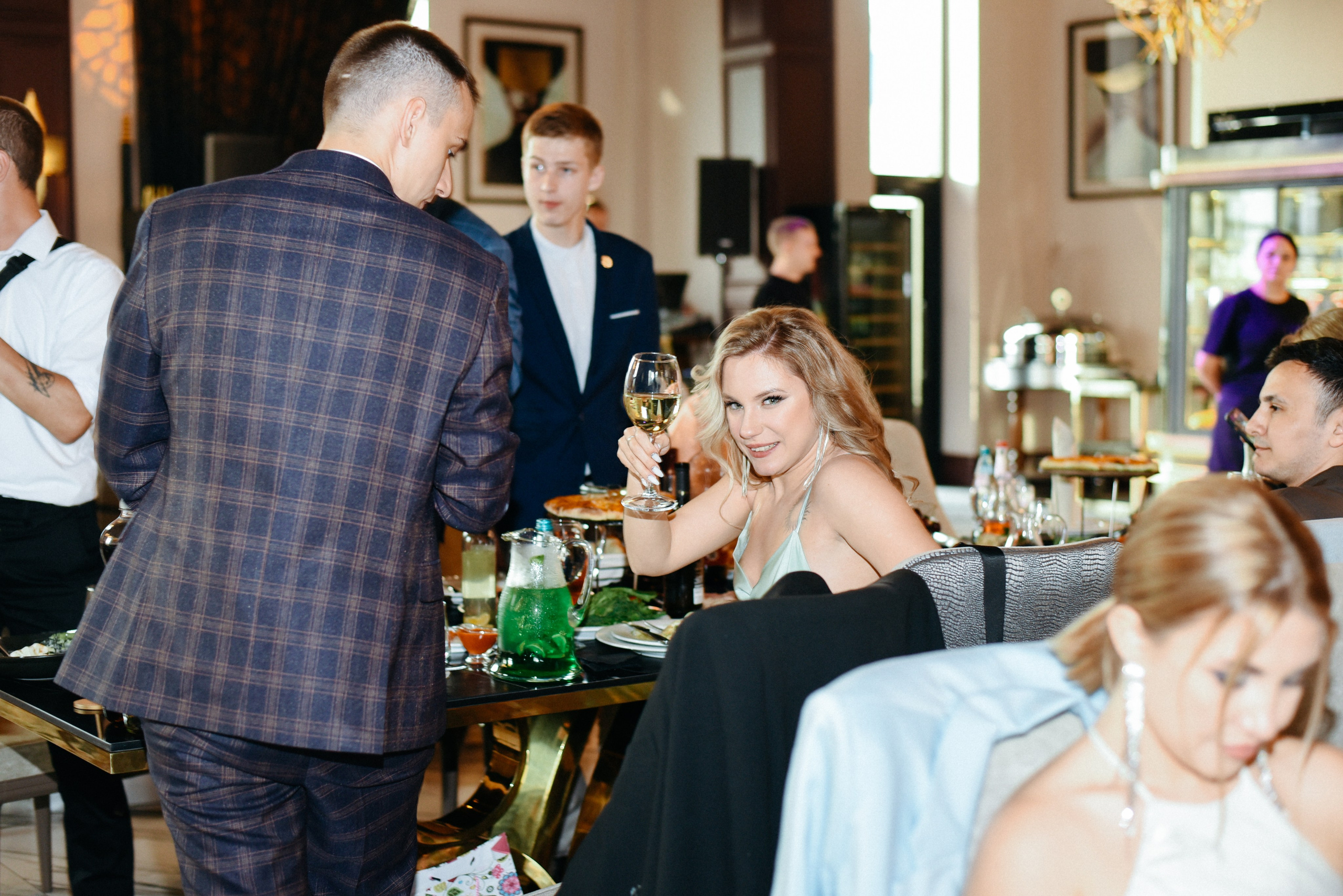 Виктор и Ангелина Банкет на 100 гостей Ресторан Segreto. Фотограф Лола Волна, город Москва