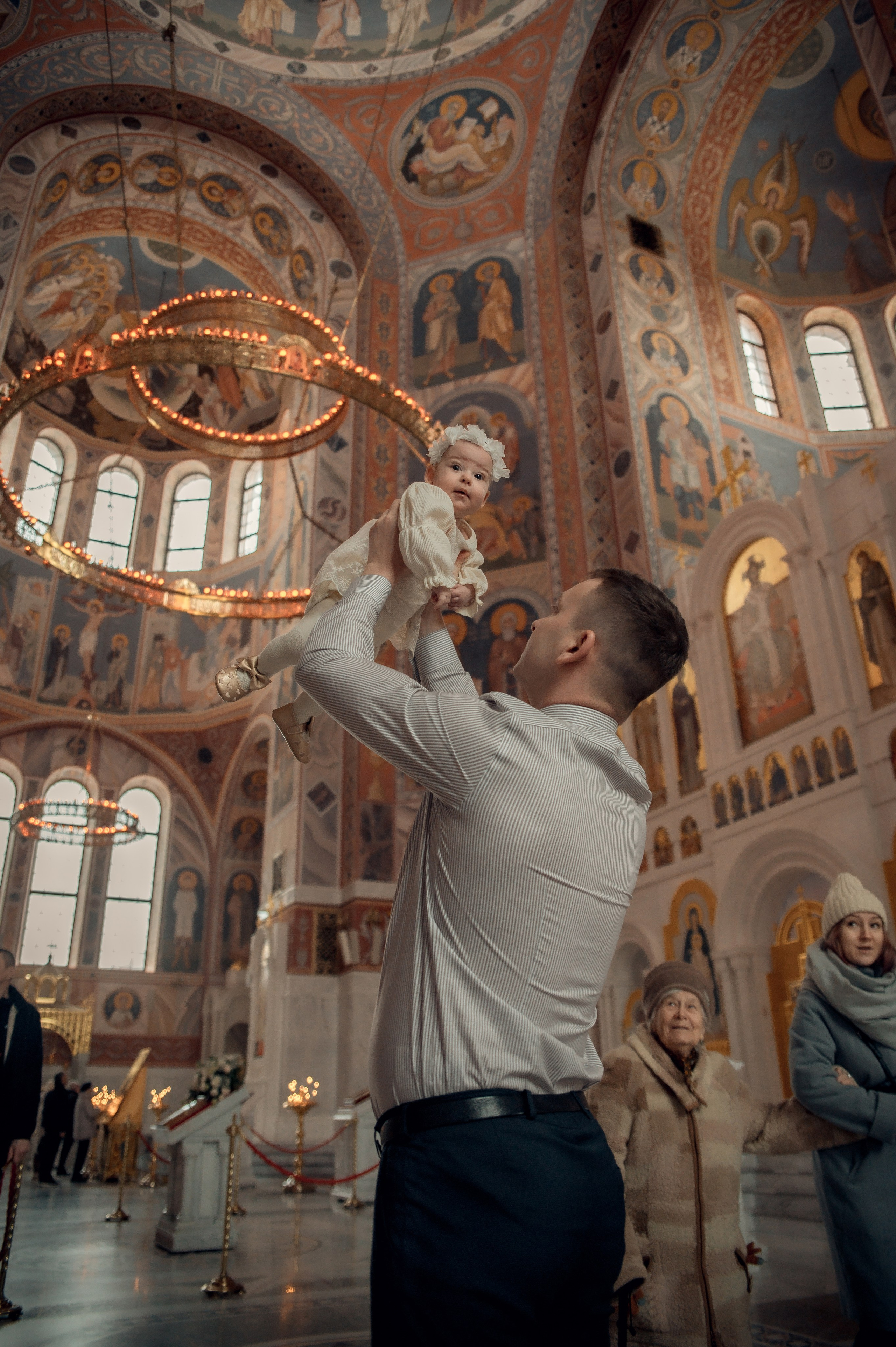 Таинство Крещения Натальи, Собор Александра Невского г. Волгоград. Церковный, семейный и репортажный фотограф Волгоград, Волжский