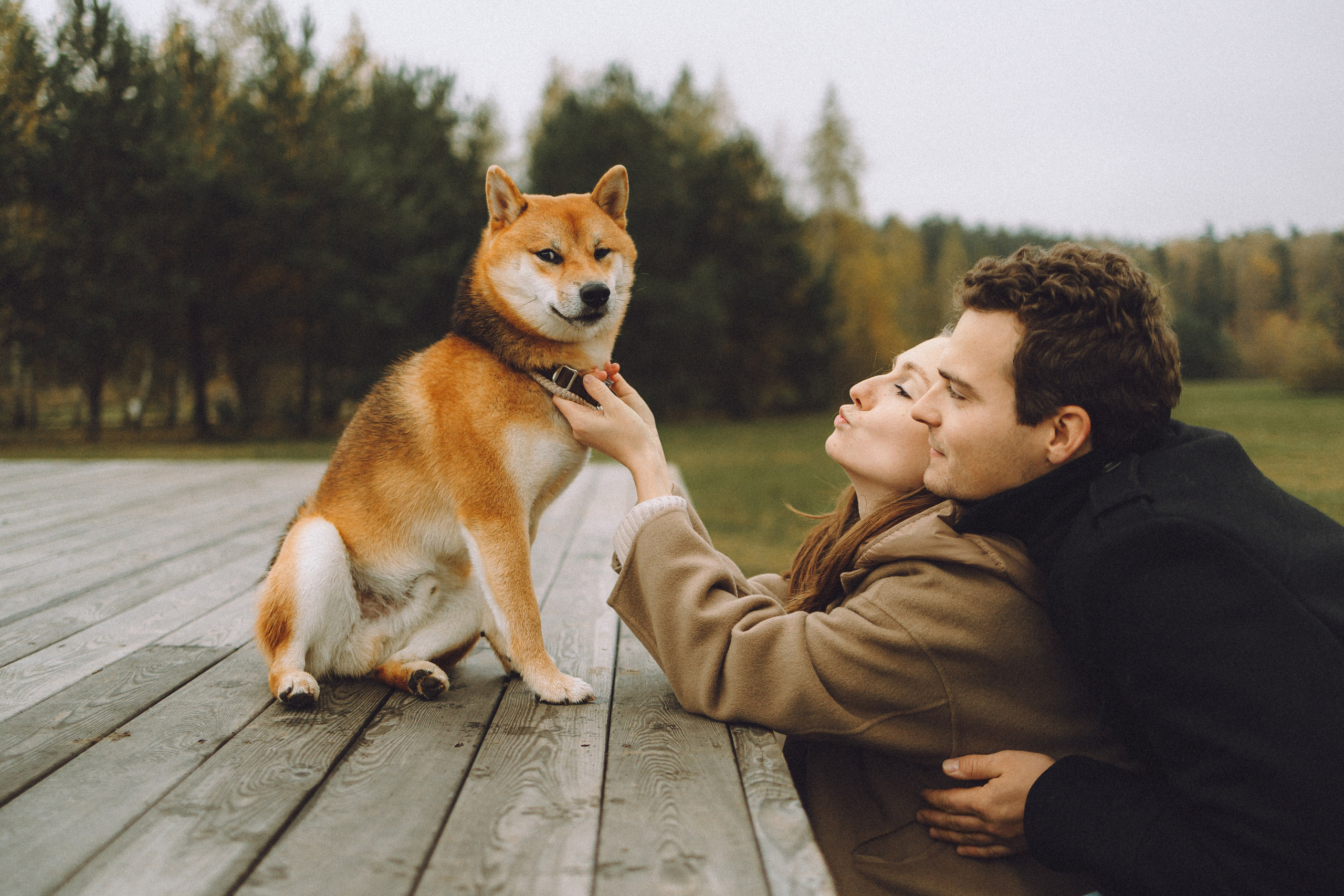 Настя, Юра и Скай