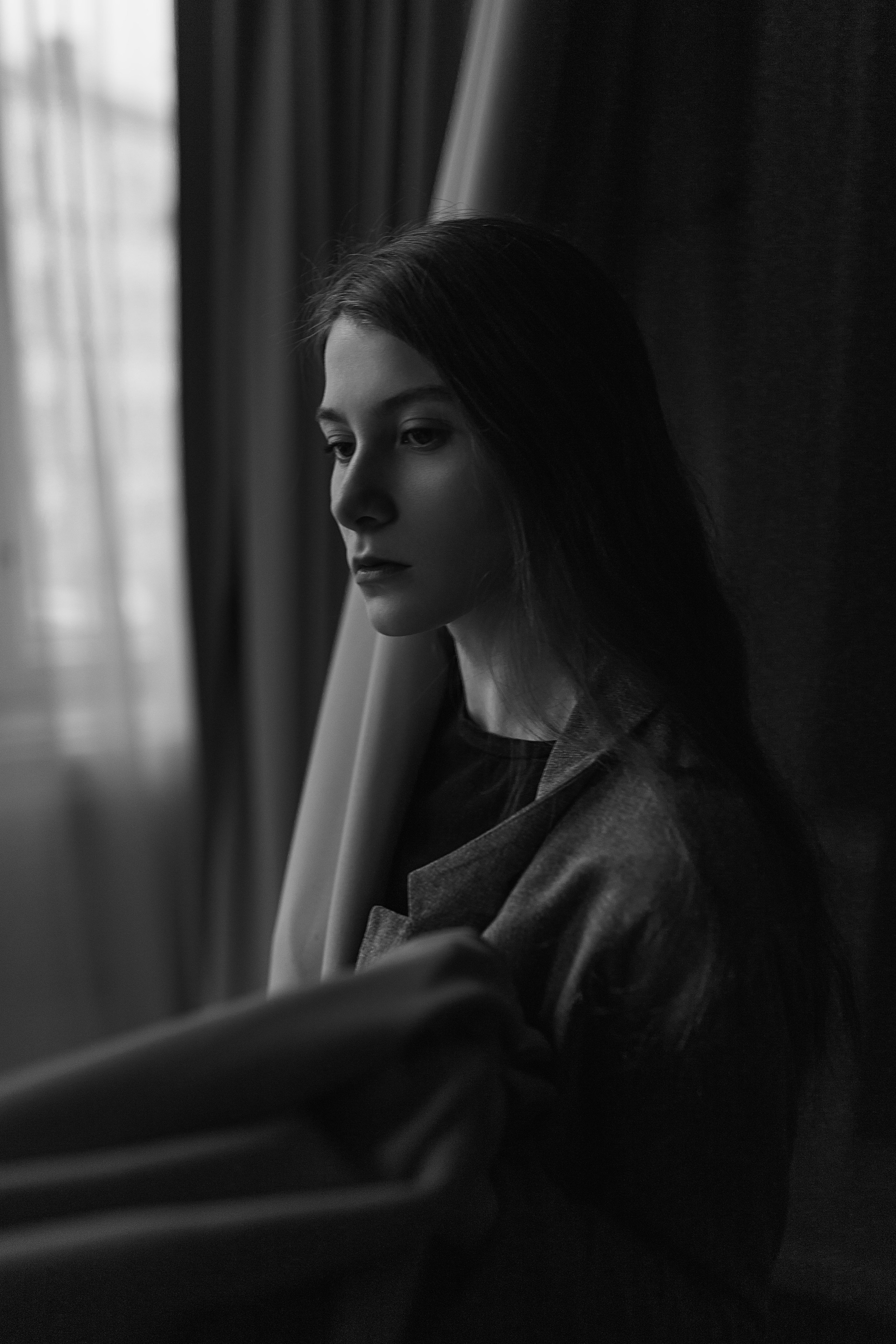 Чёрно-белая фотосессия в Санкт-Петербурге. Фотограф СПб — Александра Венцова | портрет и контент-фото