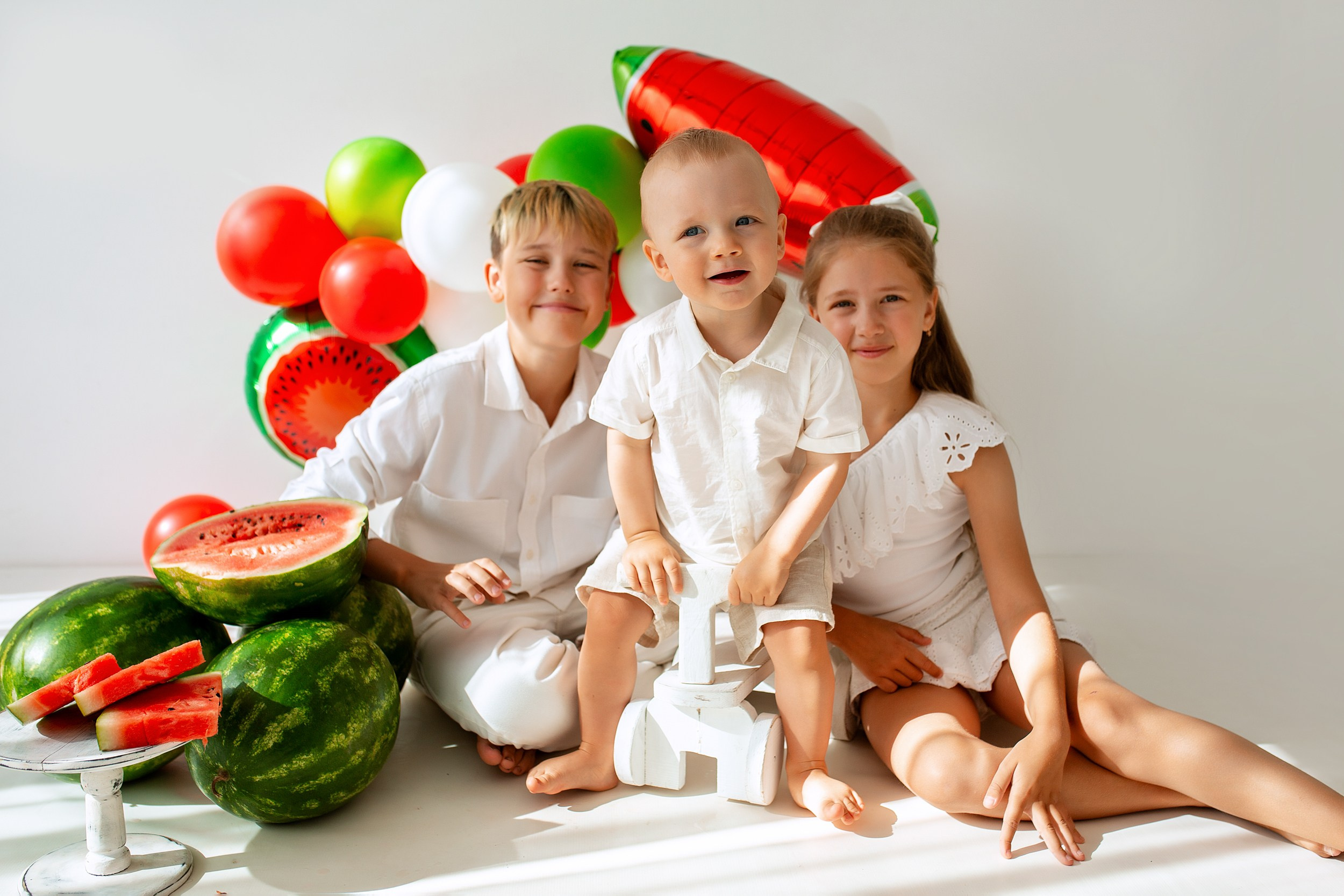 КОСТЯ и арбузы. Фотограф новорожденных Оксана Полевская