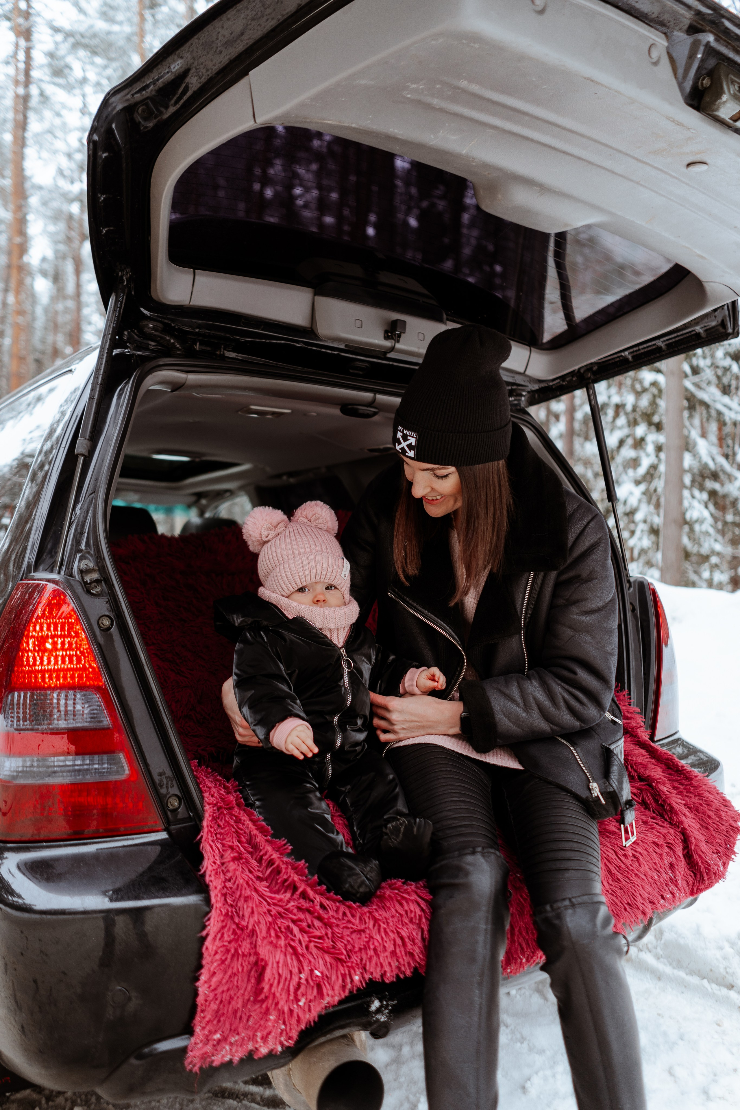 Семейная фотосессия Екатерины и малышки Даши в Калуге