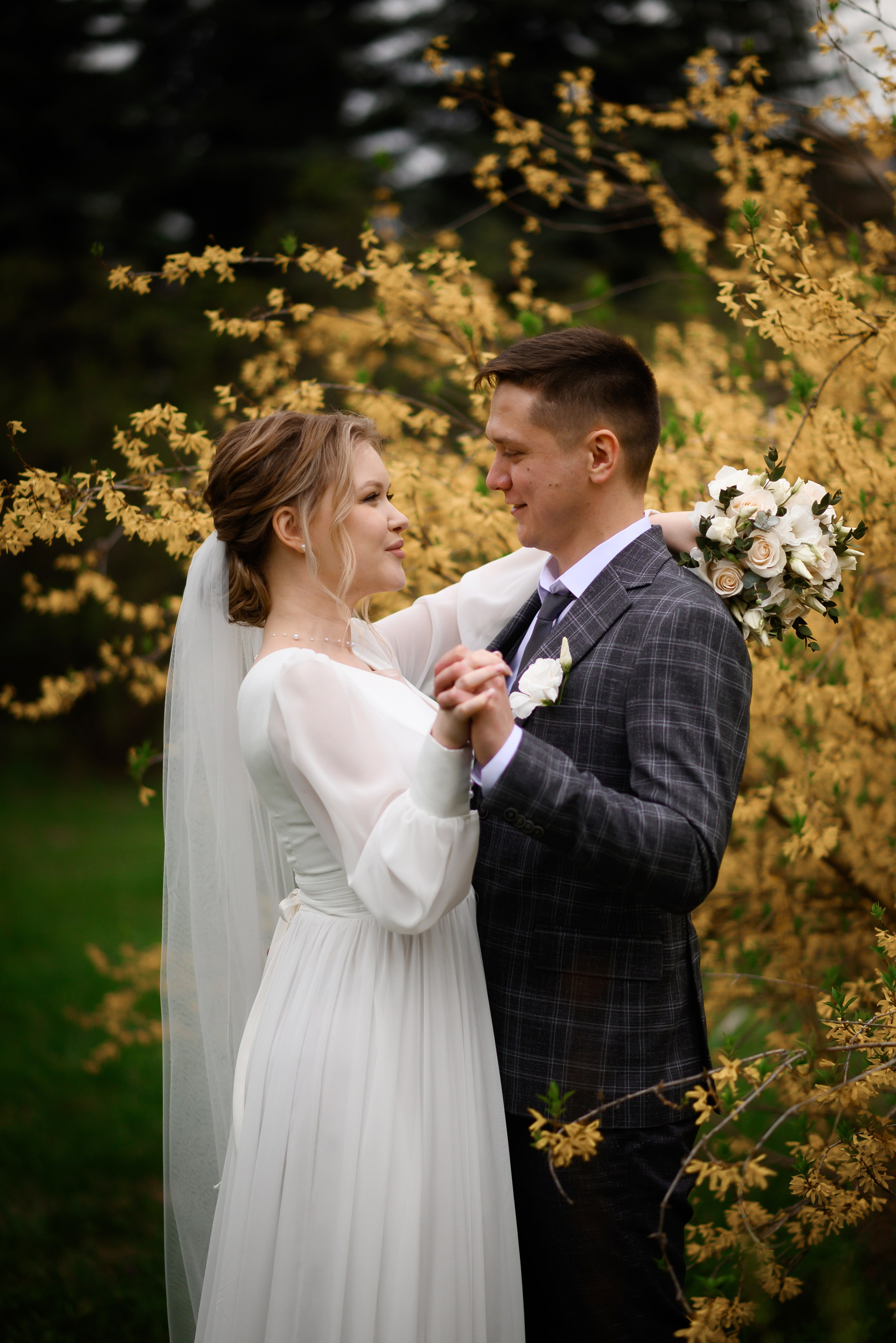 Ботанический сад свадебная фотосъемка. Профессиональный фотограф в Уфе Алина Стрелкова
