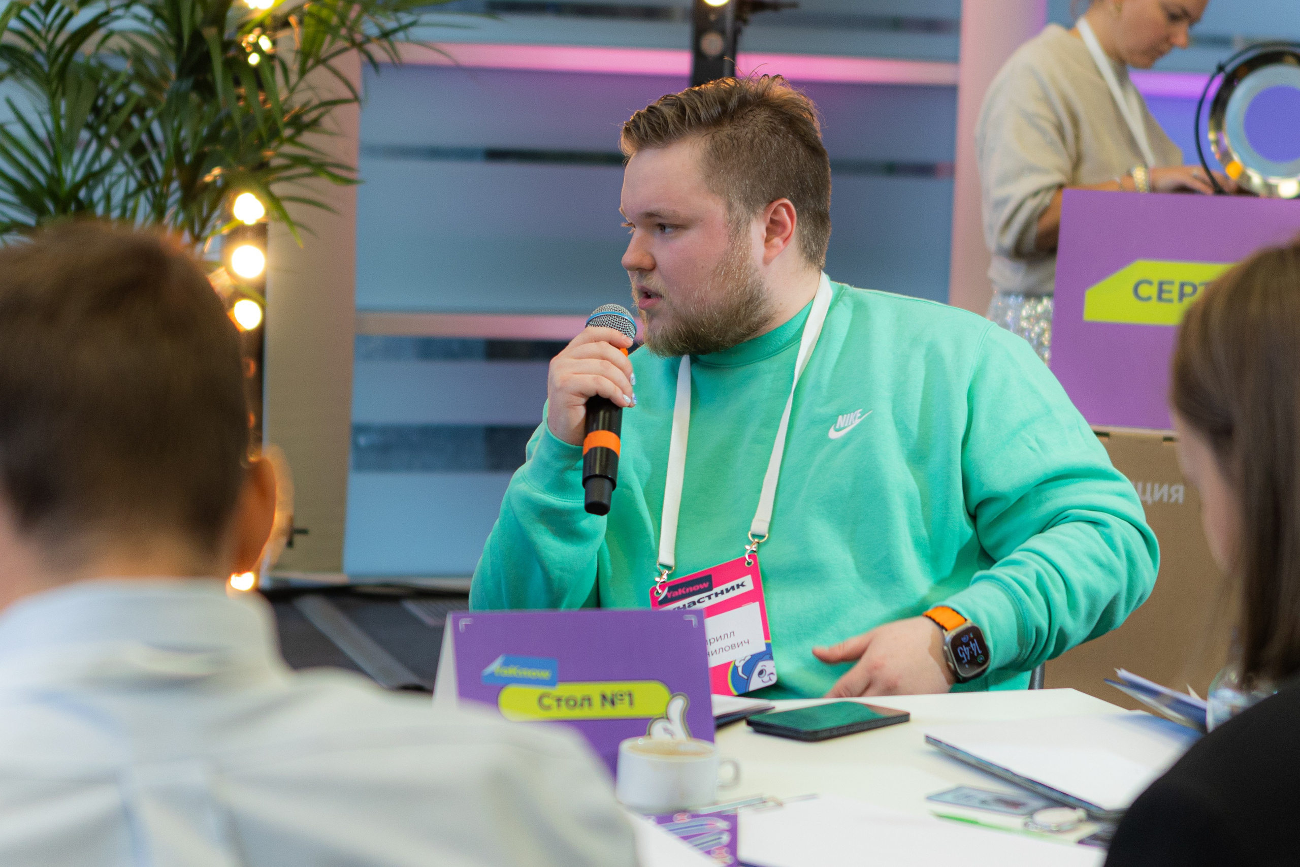 Съёмка Открытого тура по переговорам. Фотограф Юлия Назарова