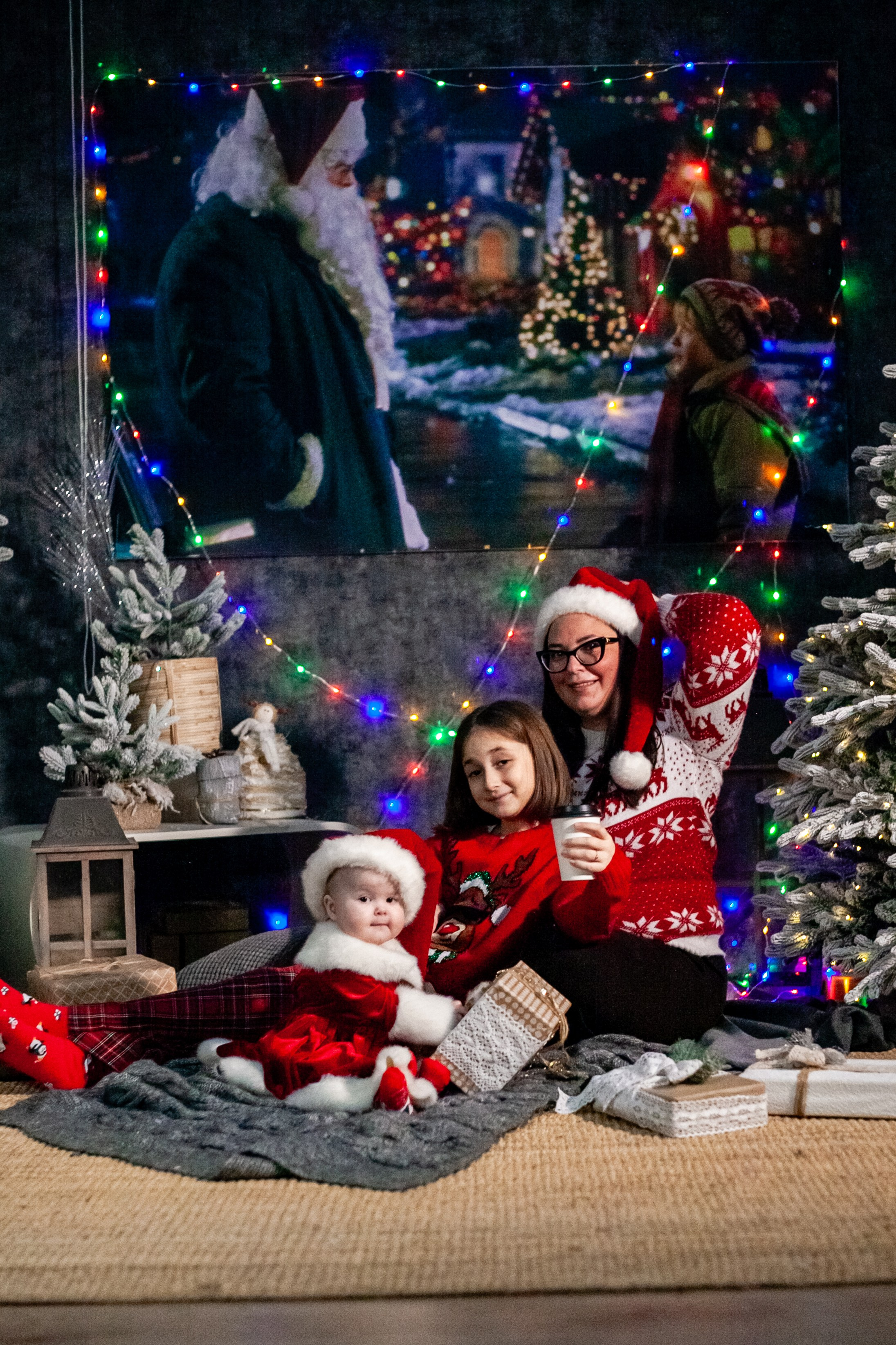 Ульяна и ее семья новый год 2024. Свадебный и семейный фотограф в Армавире