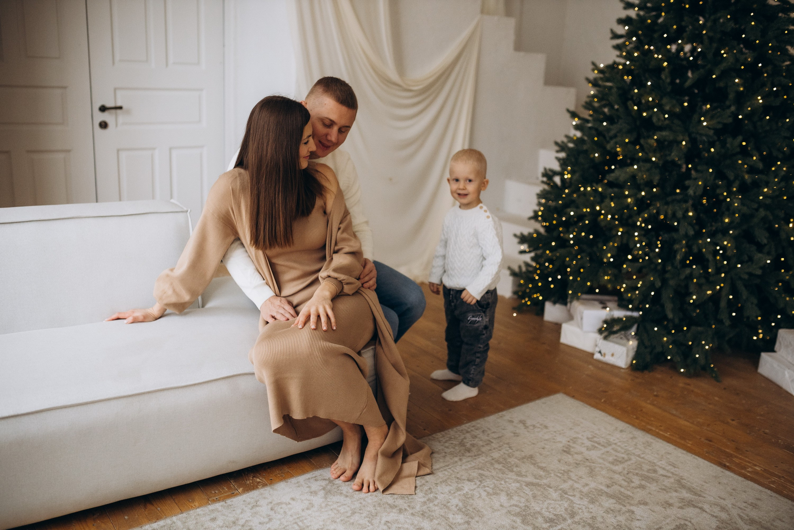 Под ёлочкой. Семейный фотограф в Самаре Елена Ефимова