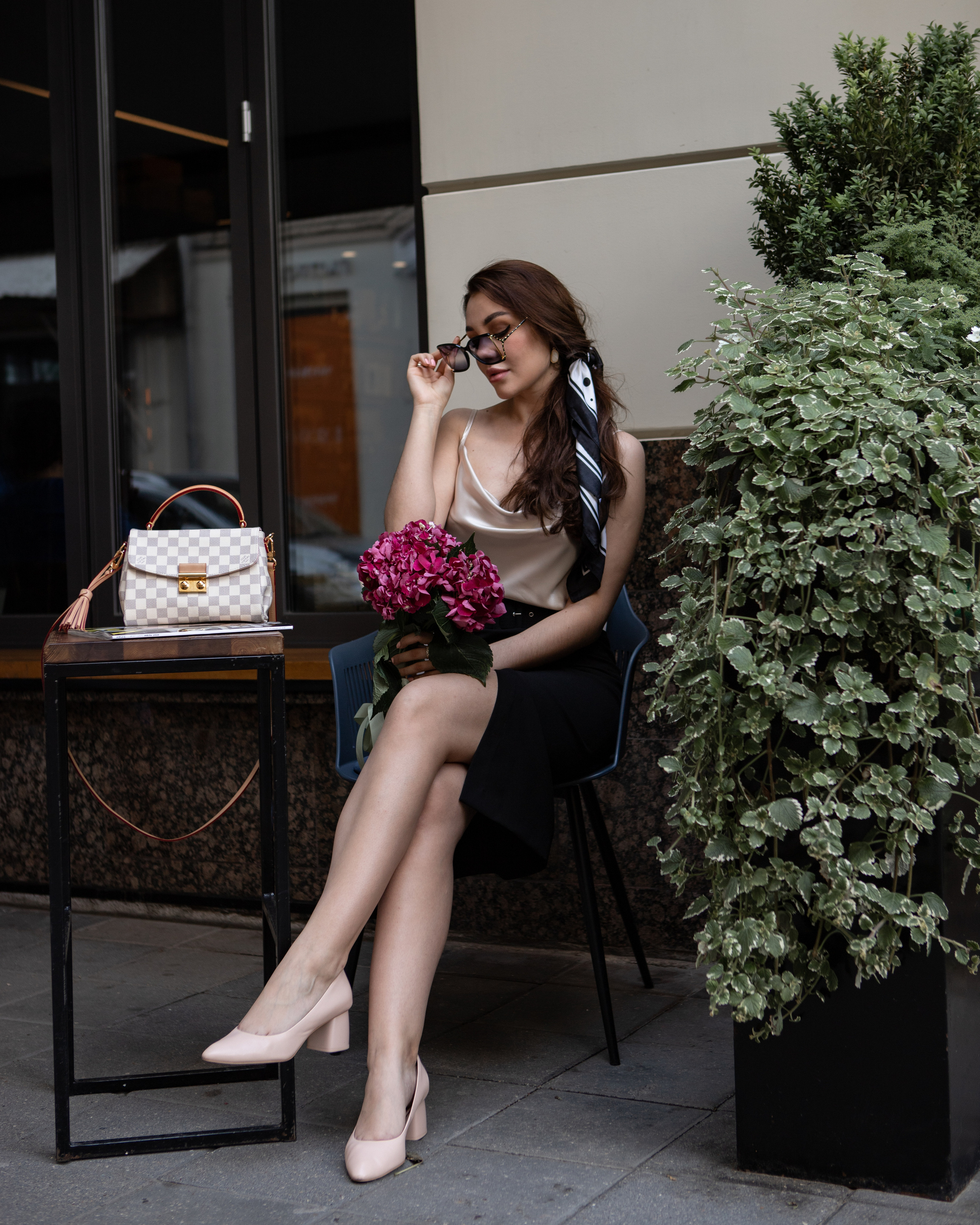 Девушка с гортензиями. Свадебный фотограф Алена Полянская