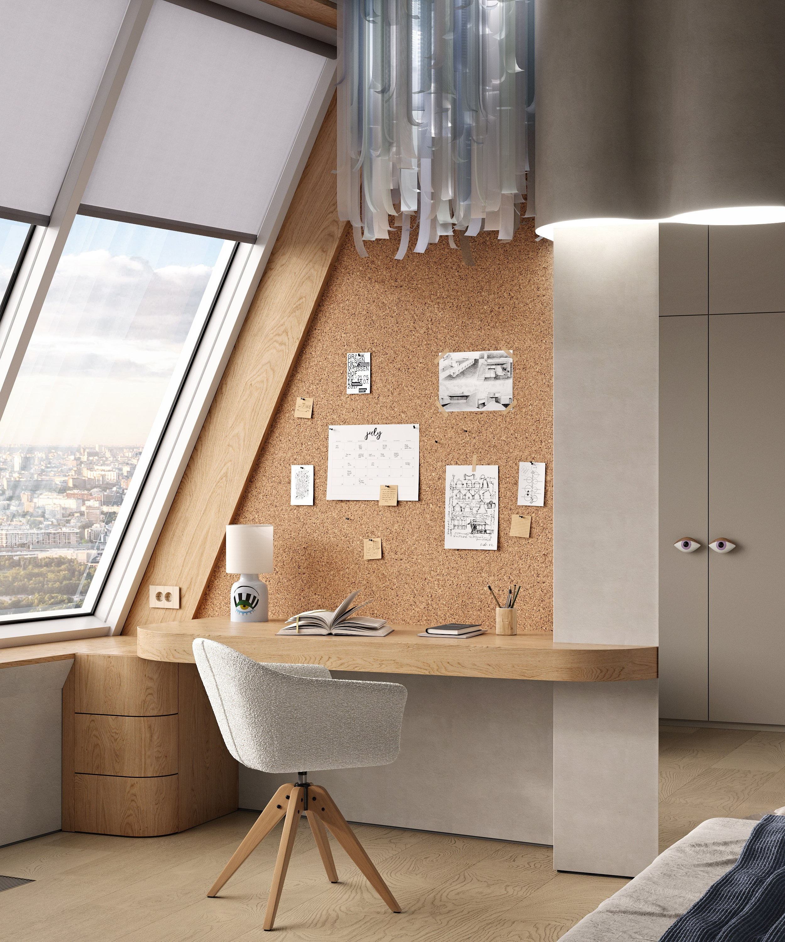 Kids room | Desing by Yuliya Shpeter. Interior visualisation | avocado.render