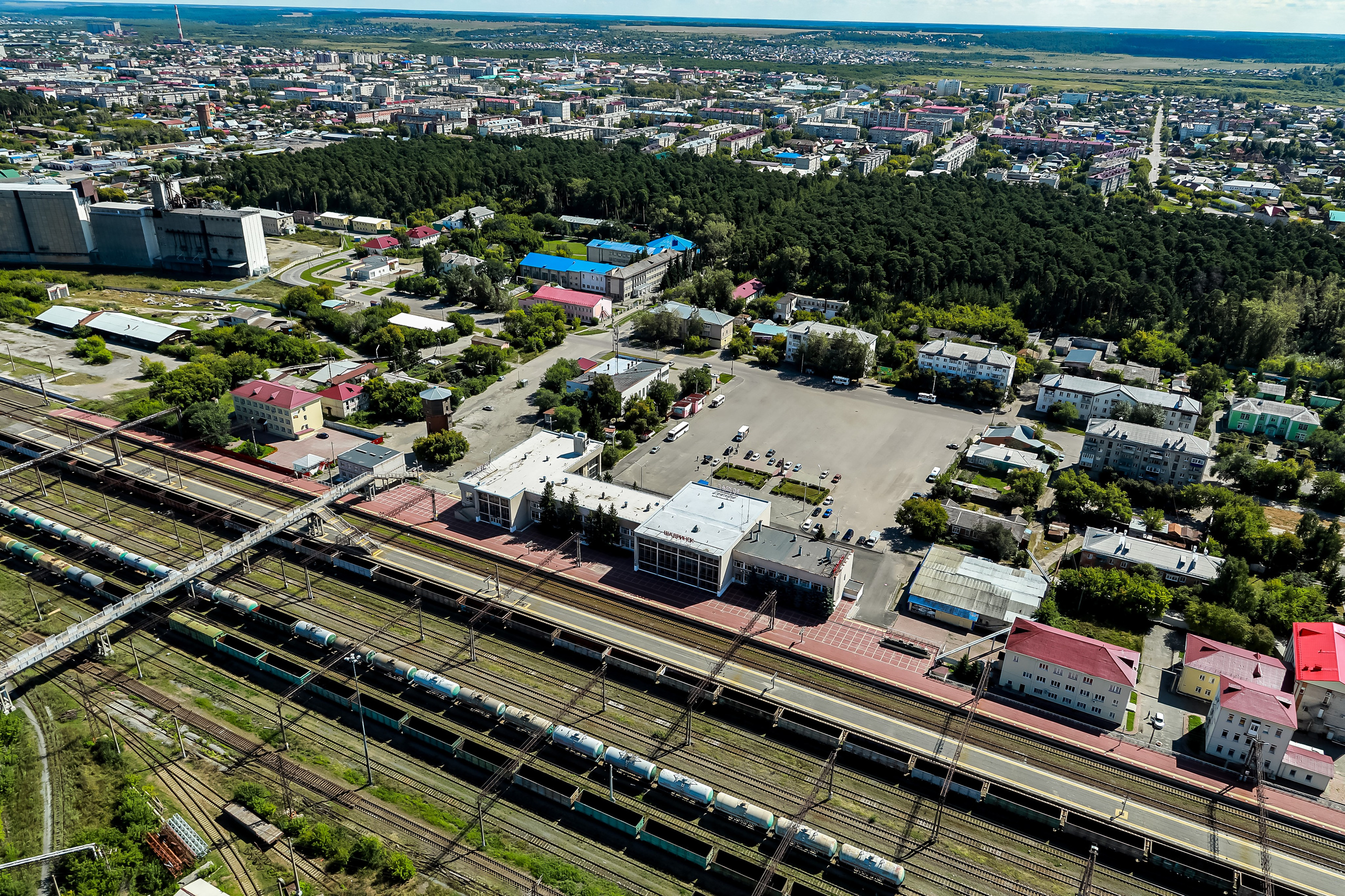 Город с высоты птичьего полёта. Фотограф Андрей Гузеев