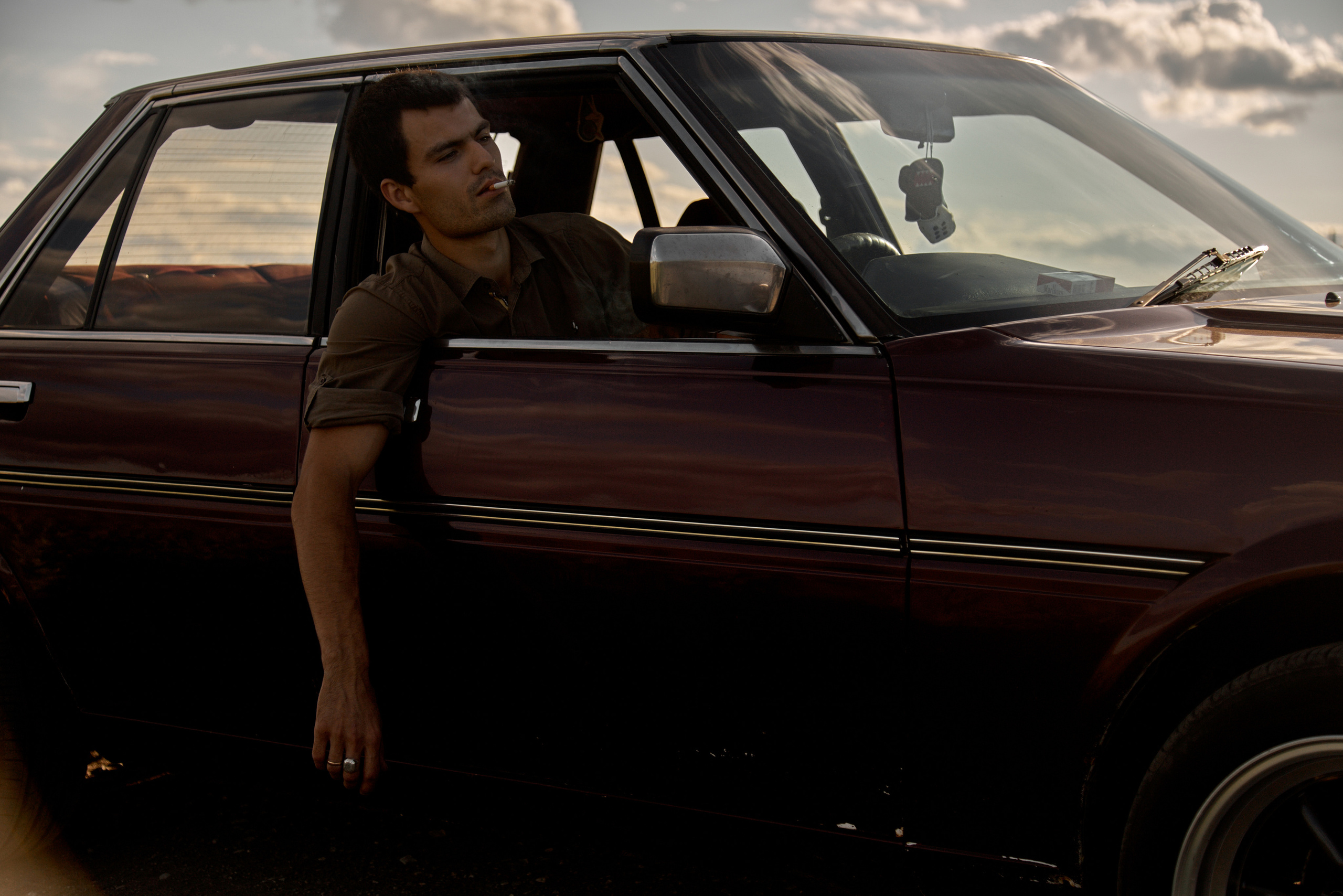 Руслан и Вероника — Love-story с фактурной тачкой. Фотограф Челябинск — Кирилл Устюжанин