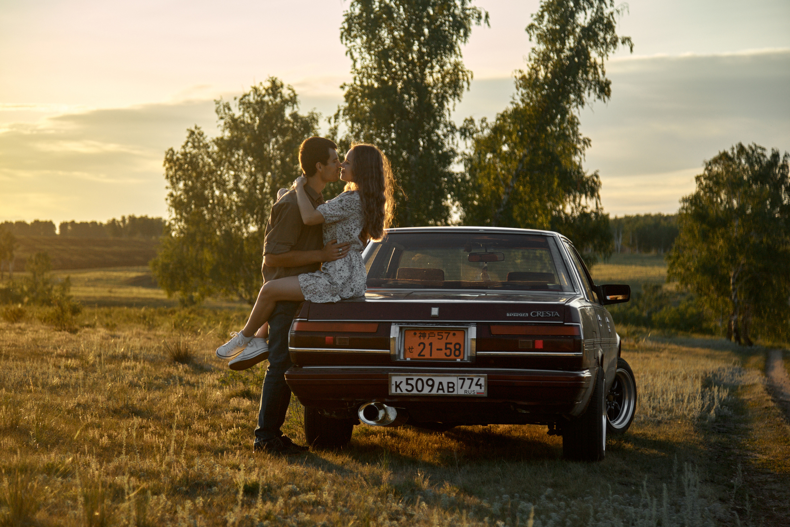 Руслан и Вероника — Love-story с фактурной тачкой. Фотограф Челябинск — Кирилл Устюжанин