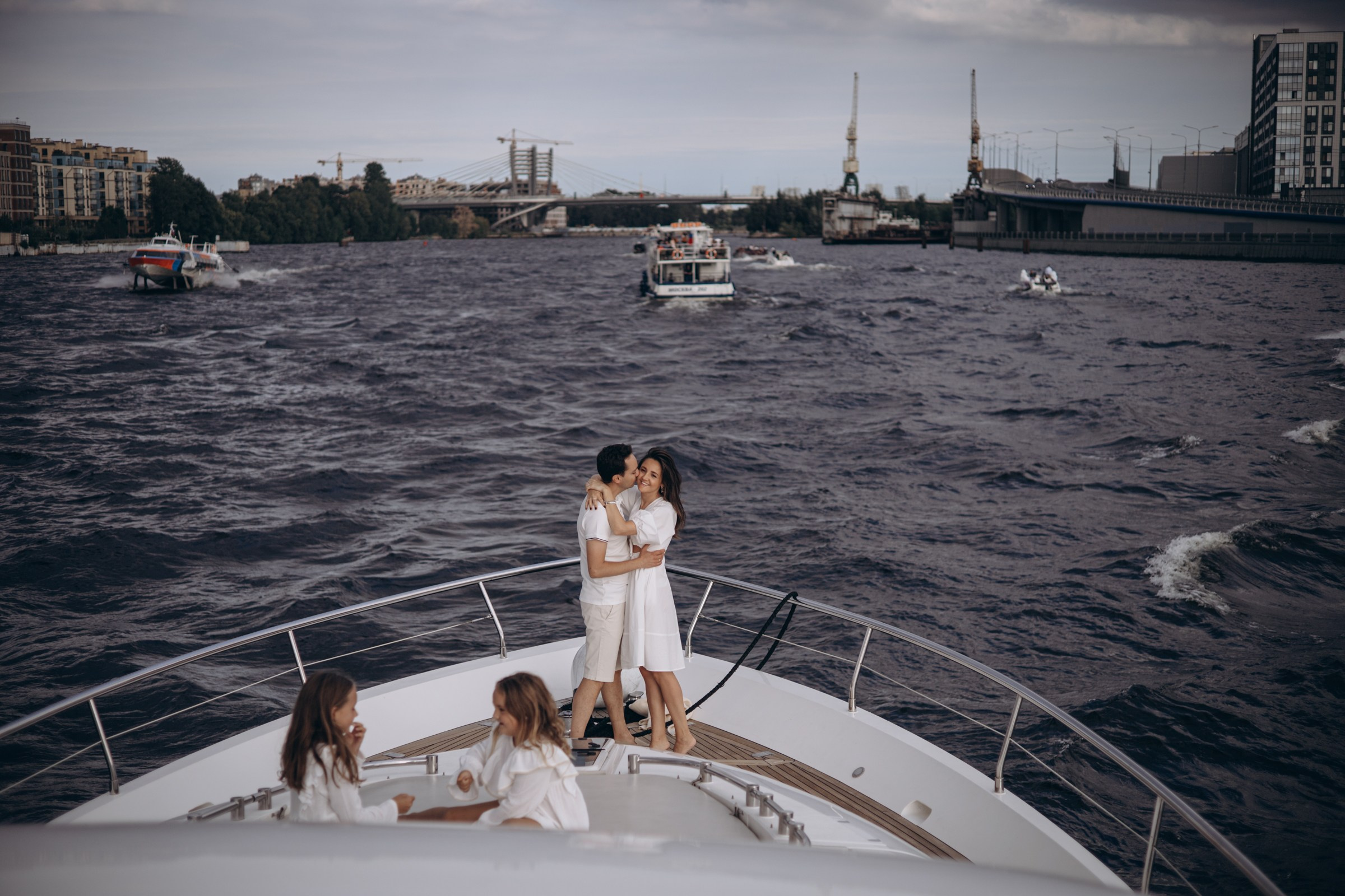 Люба, Миша, Ксюша и Даша. Семейный фотограф Екатерина Еремеева