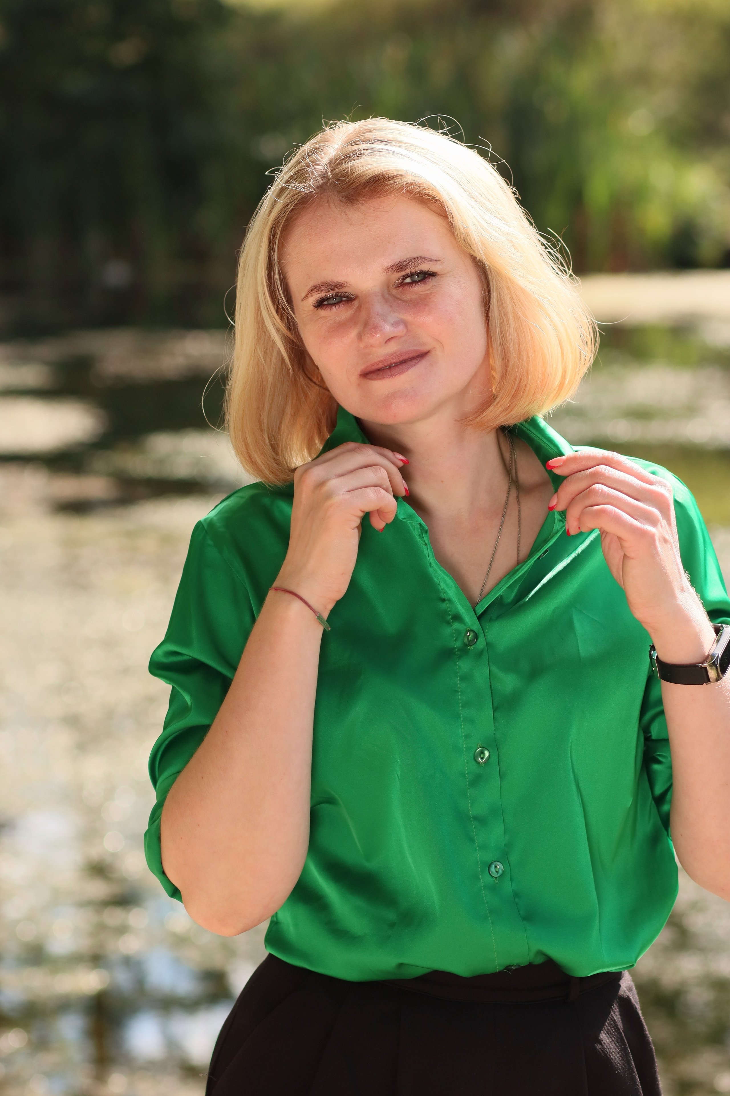 Портрет для Катерины. Солнечная прогулка по парку. Семейный и детский фотограф Майя Гришина