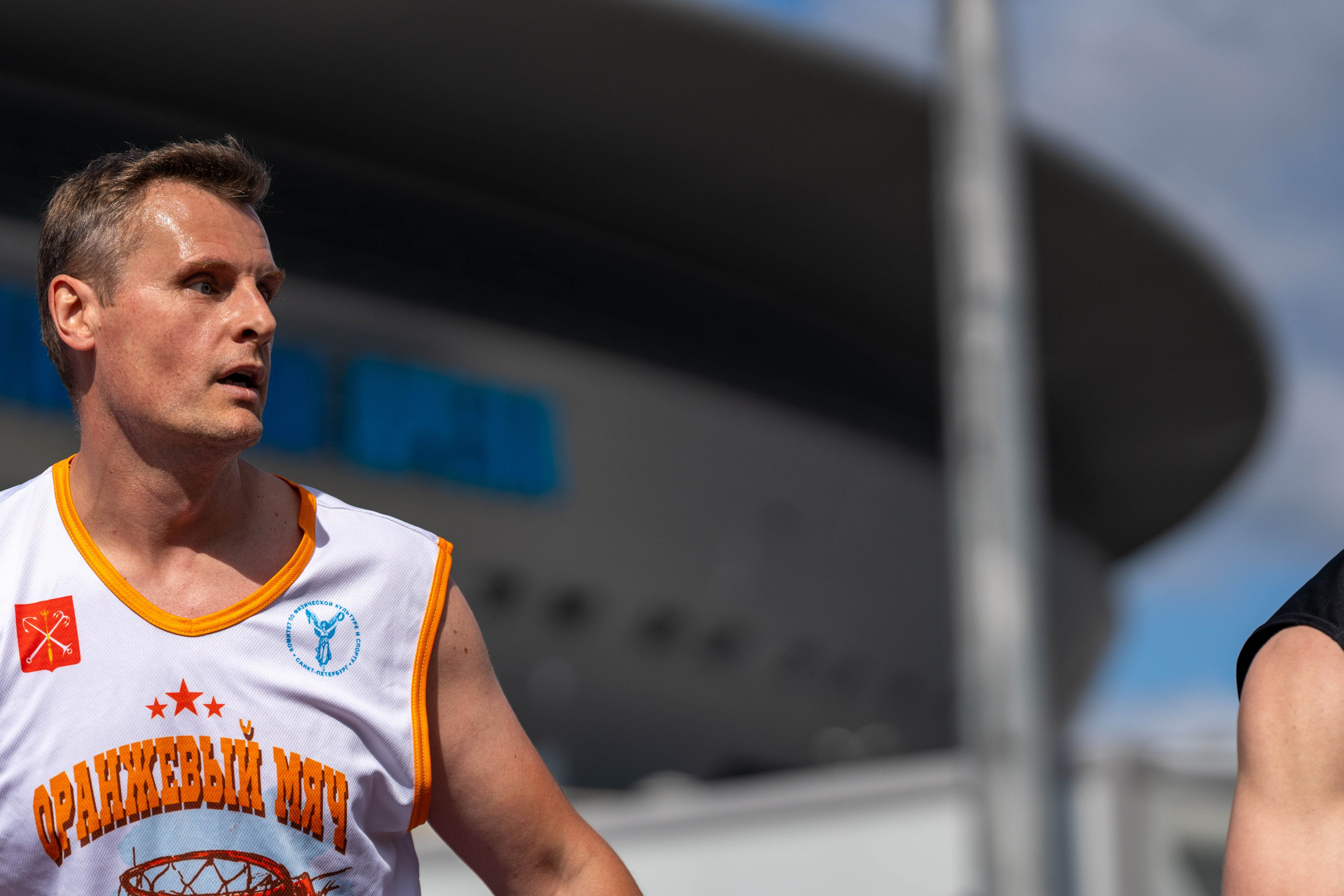 Спортивный фотограф Санкт-Петербург снимает матч 3х3 «Оранжевый мяч»