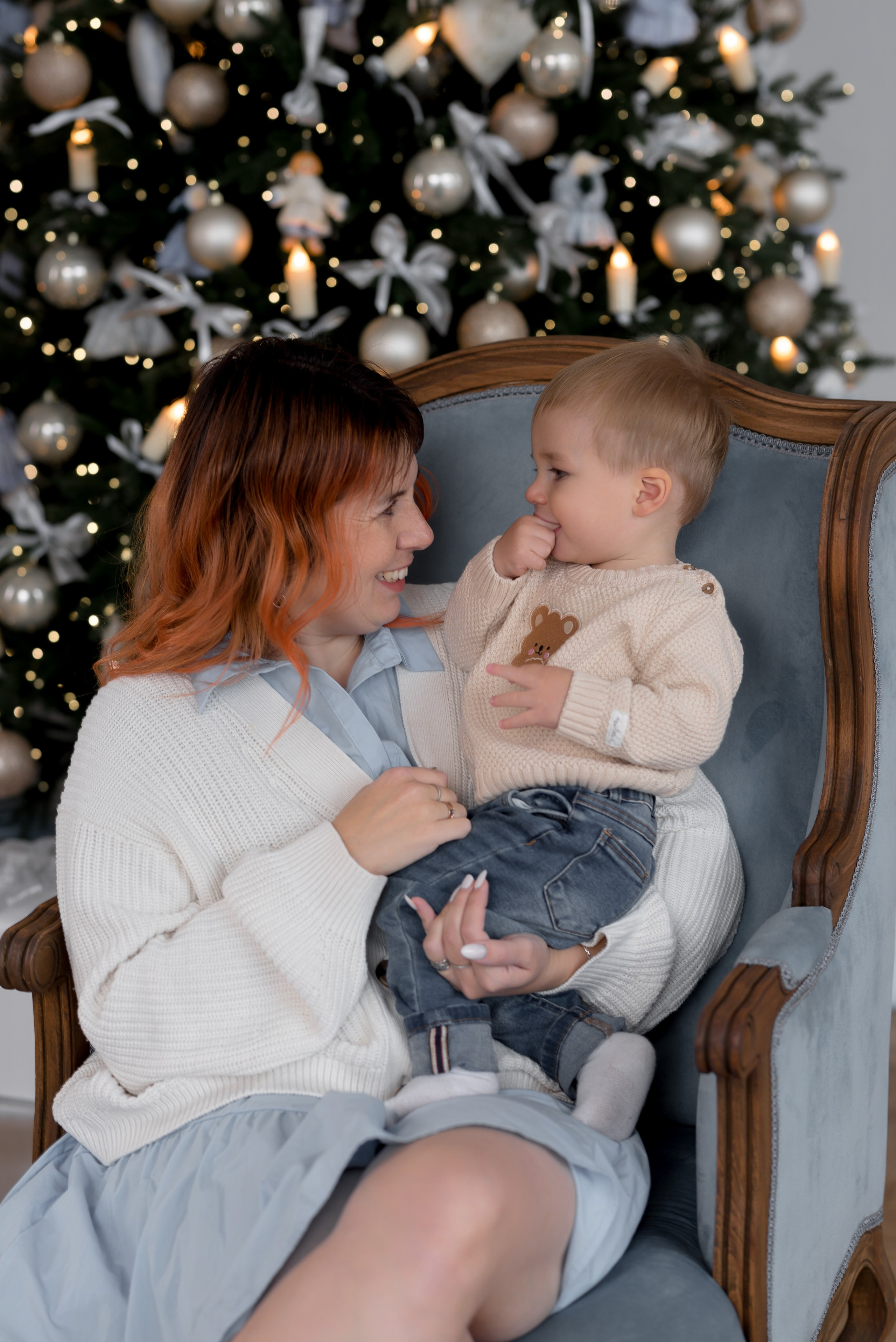 Новогодняя фотосессия Юлия и Саша. Портретный фотограф в г. Москва Солнцево Яковлева Анастасия