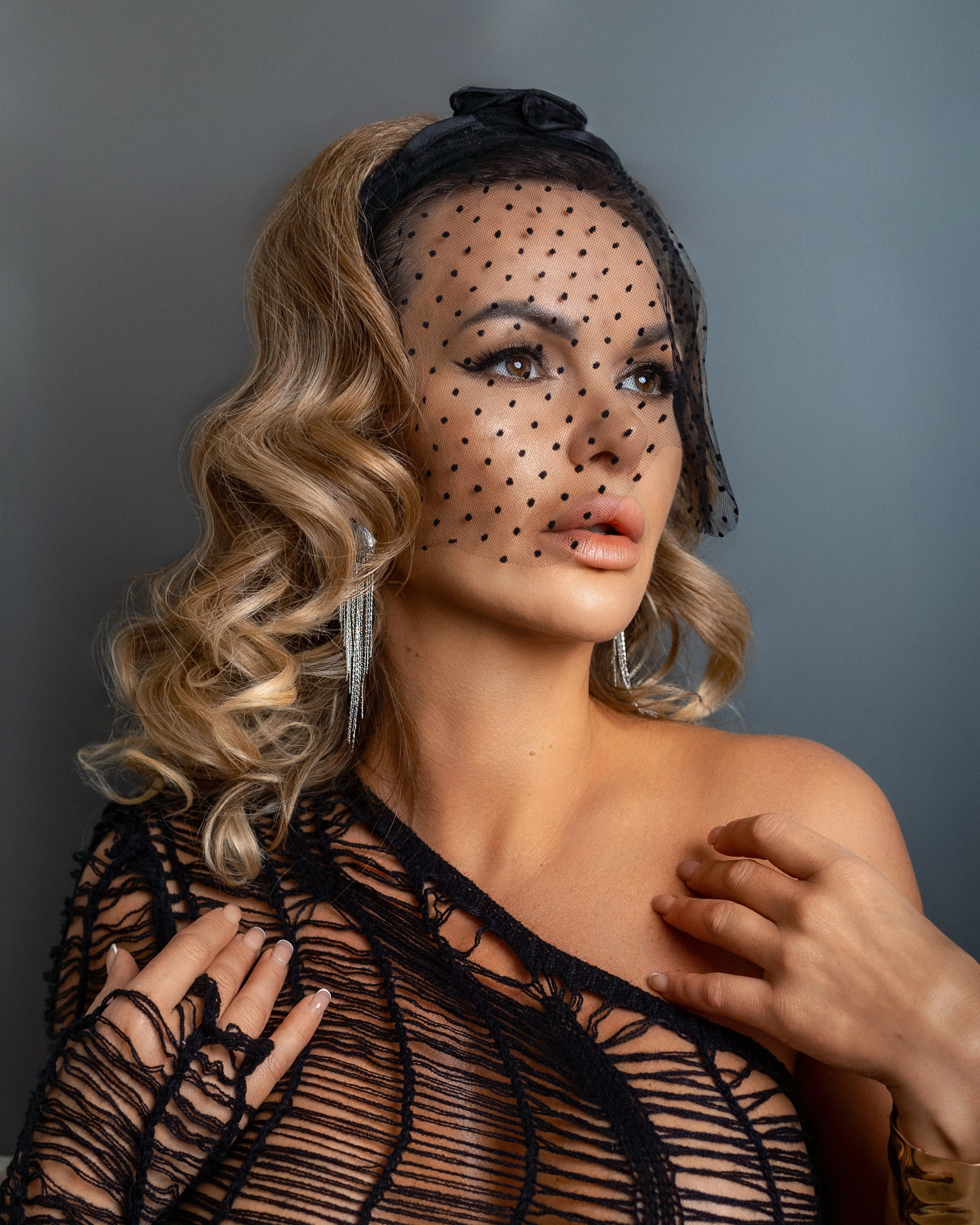 ободок с сеточкой