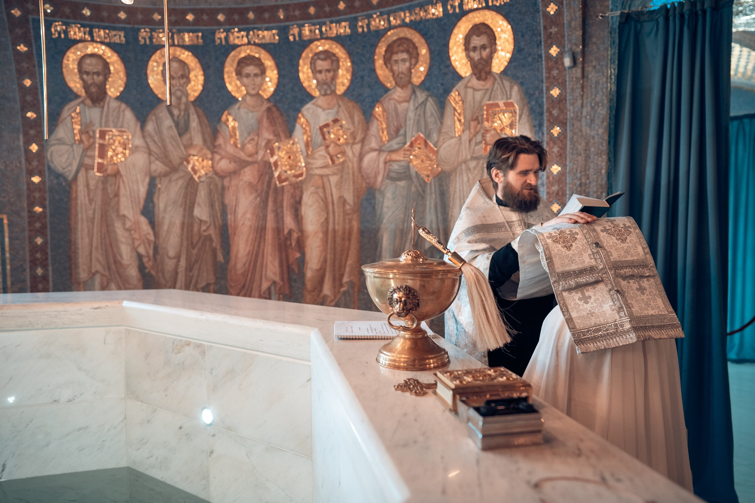 Крещение, Владимирский собор в Херсонесе, г. Севастополь. Церковный фотограф Севастополь