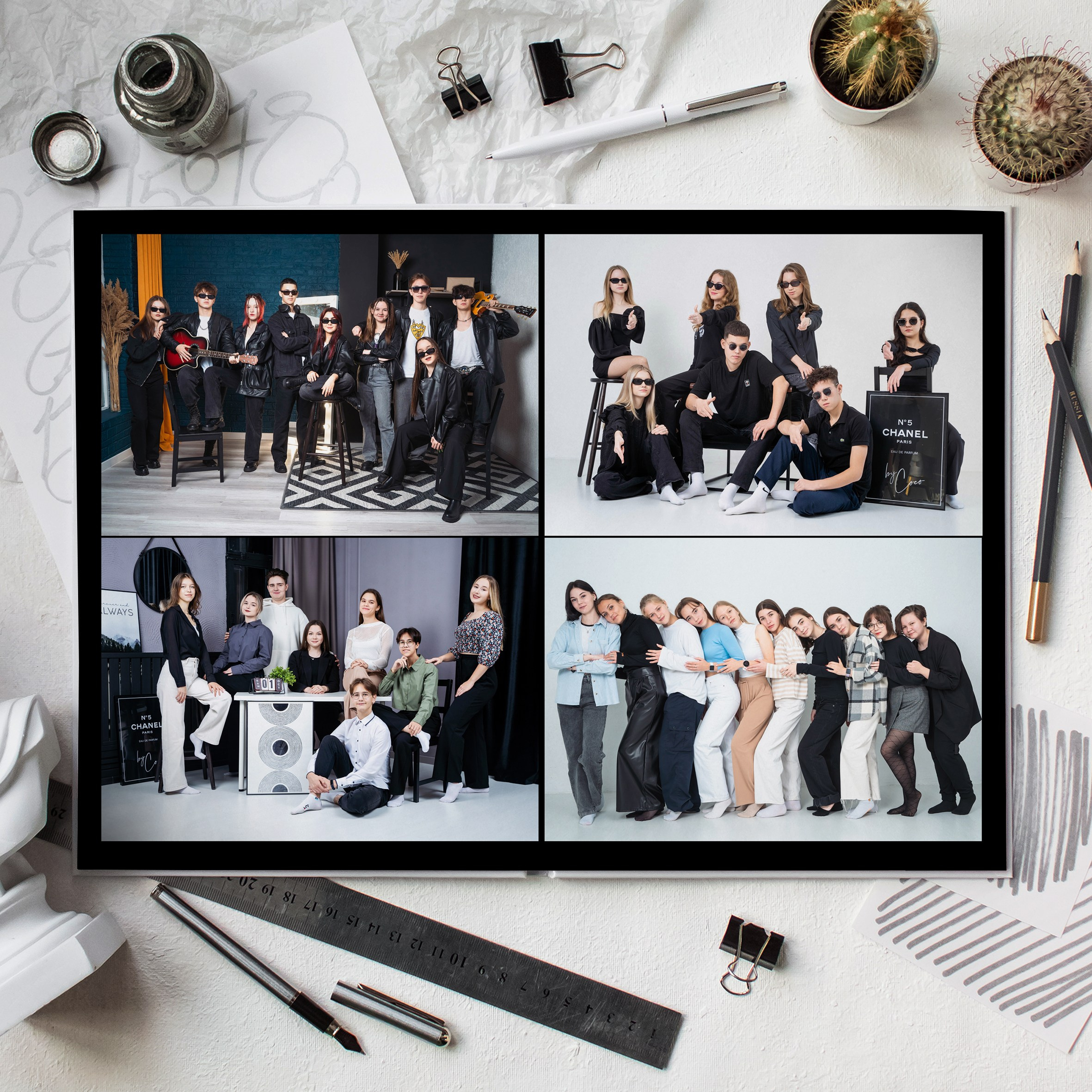 Стиль Черный. Выпускные альбомы Нижнекамск Набережные Челны Фотостудия Небо