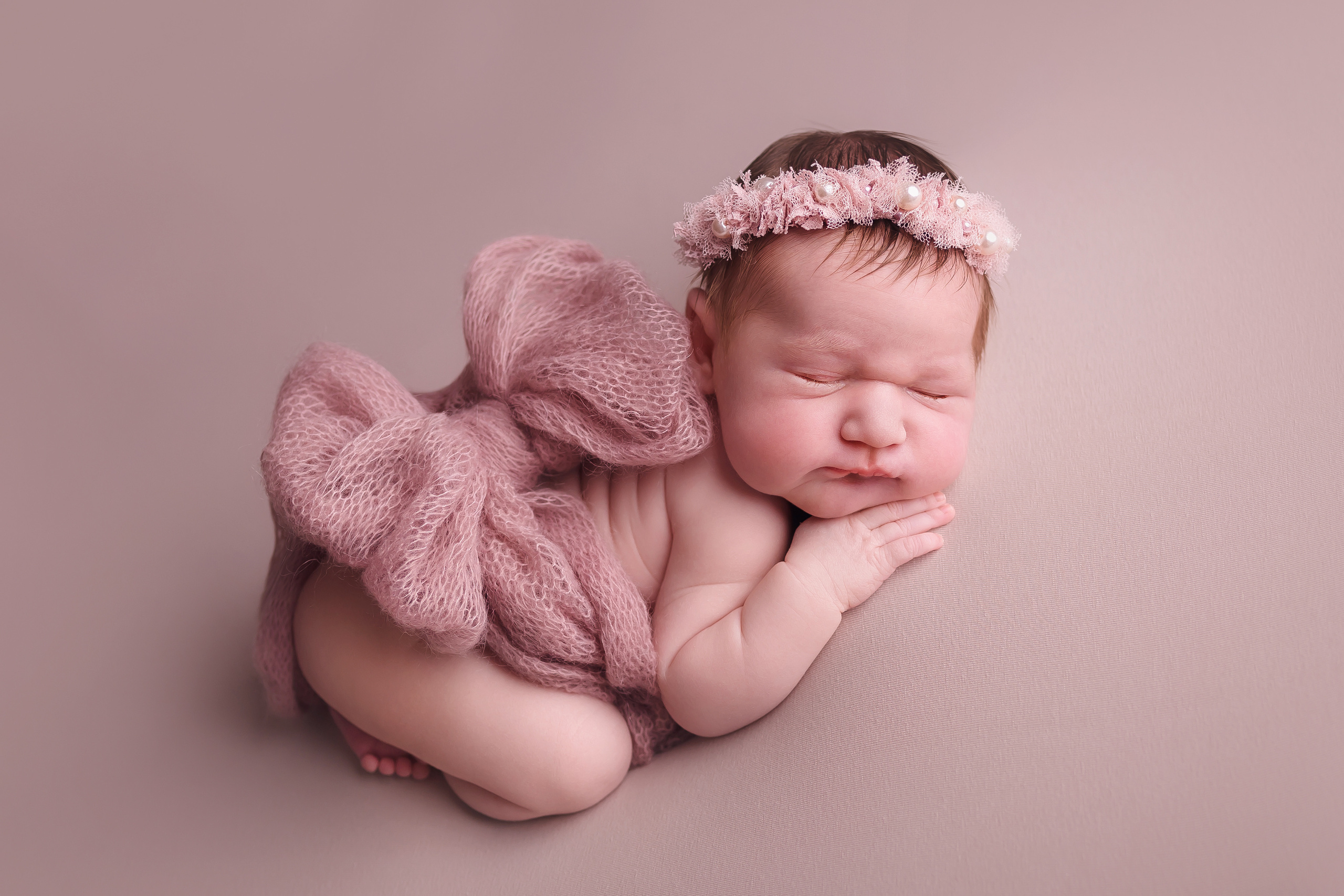 Малышка Еся. Фотограф Новорожденных и беременности г. Тюмень