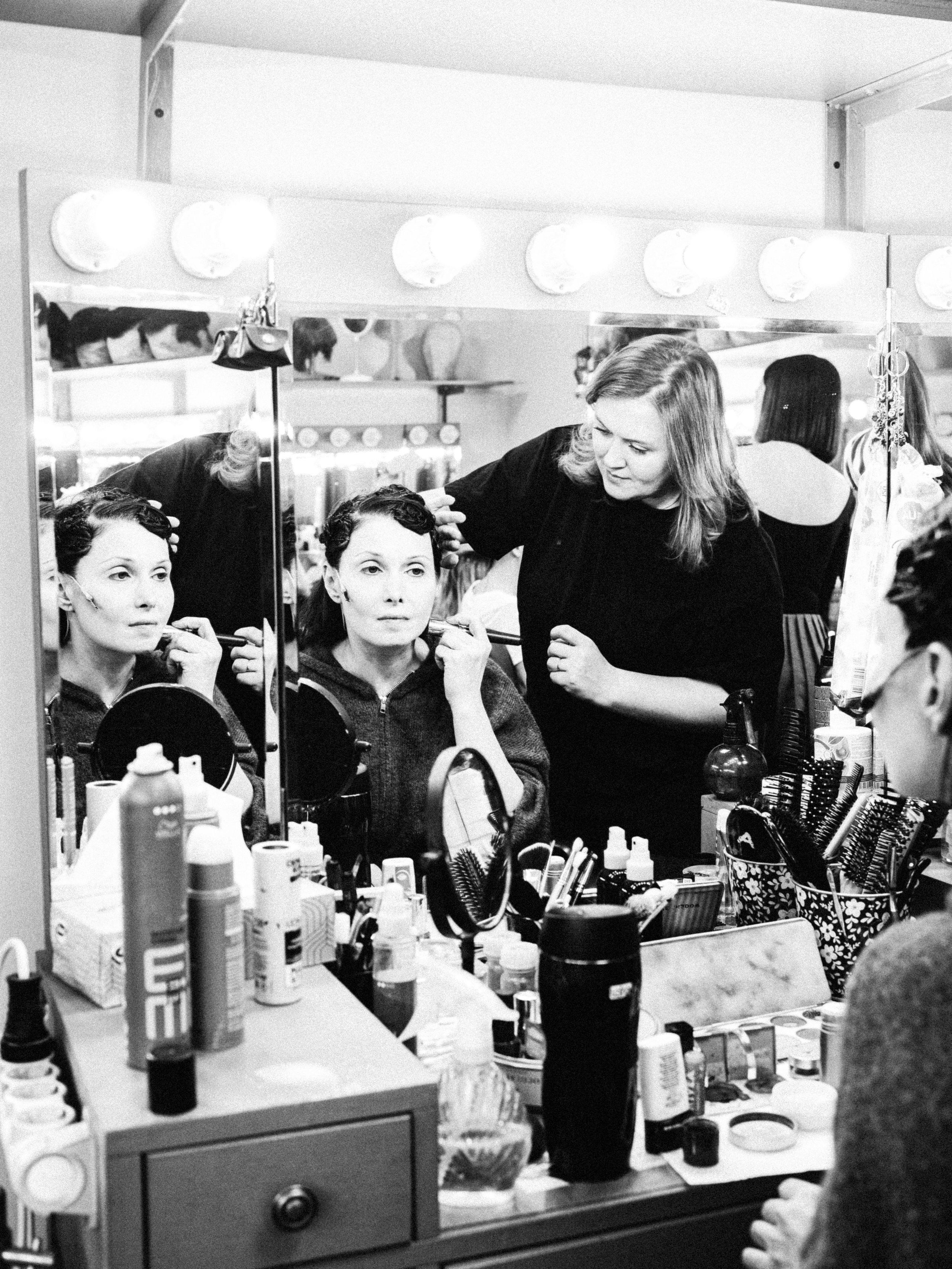 Theatre backstages. Portrait and backstage photographer Nina Crane