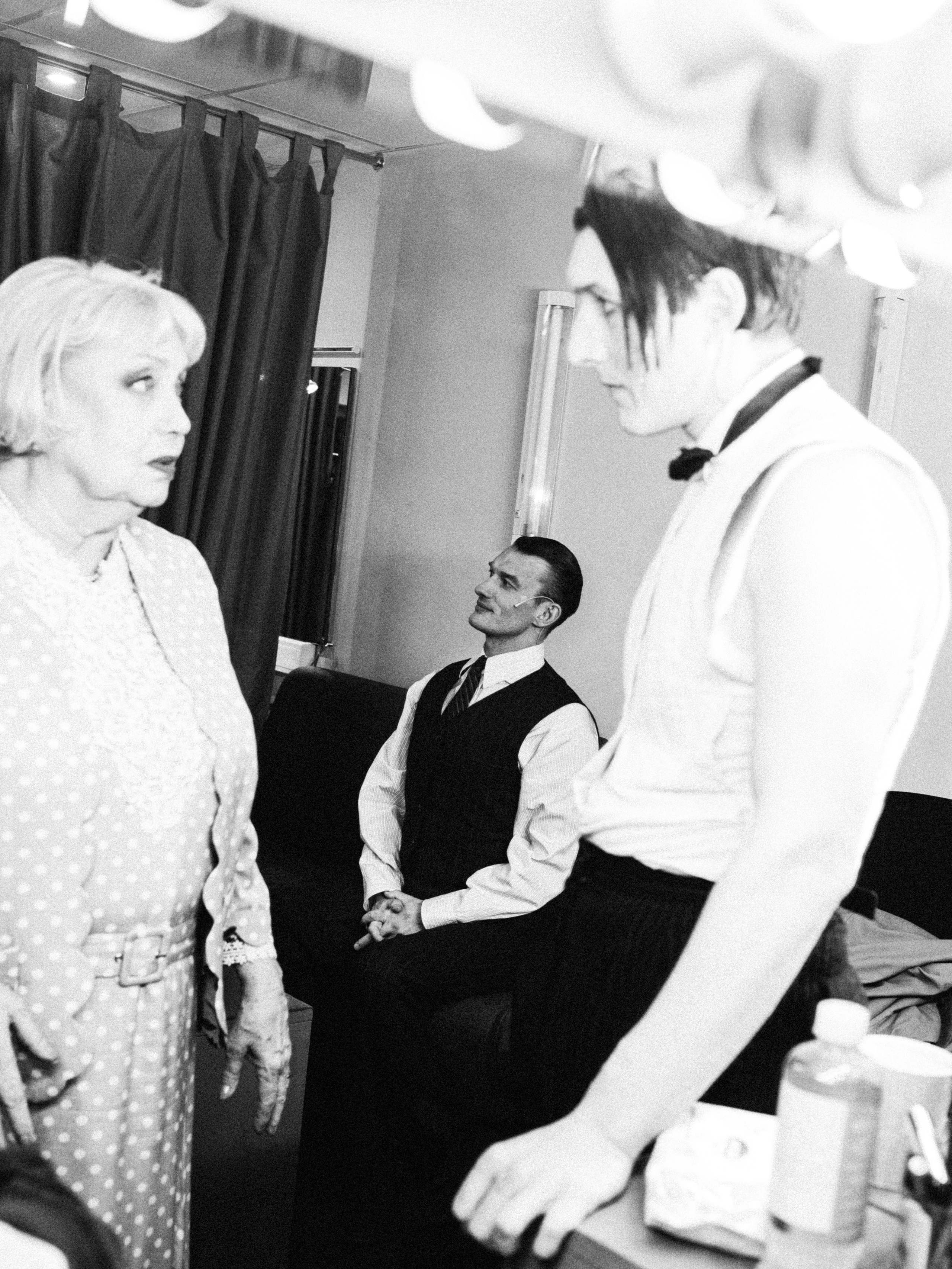 Theatre backstages. Portrait and backstage photographer Nina Crane